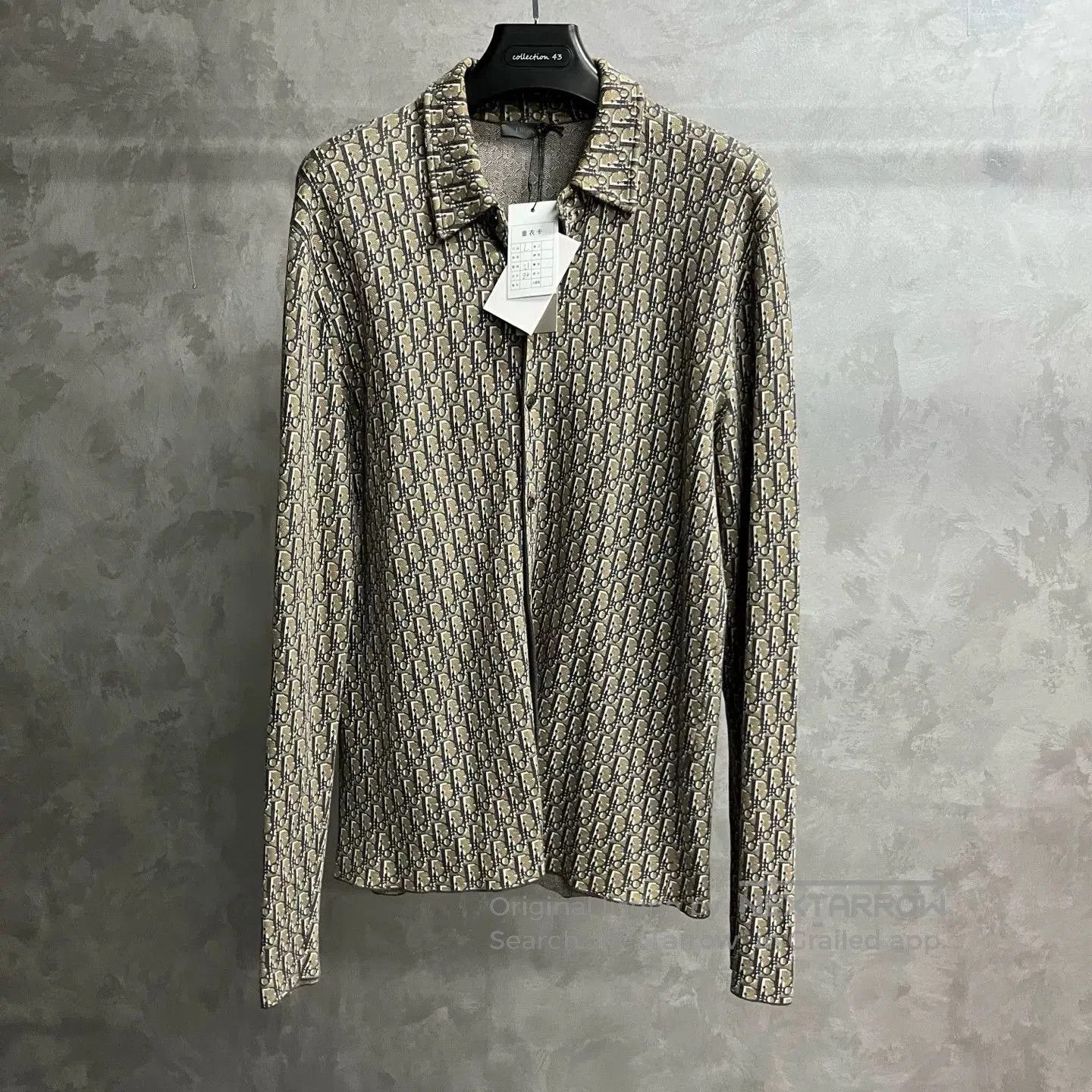 Dior Dior Beige Cotton Logo Print Long. Size US L / EU 52-54 / 3 - 1 Thumbnail