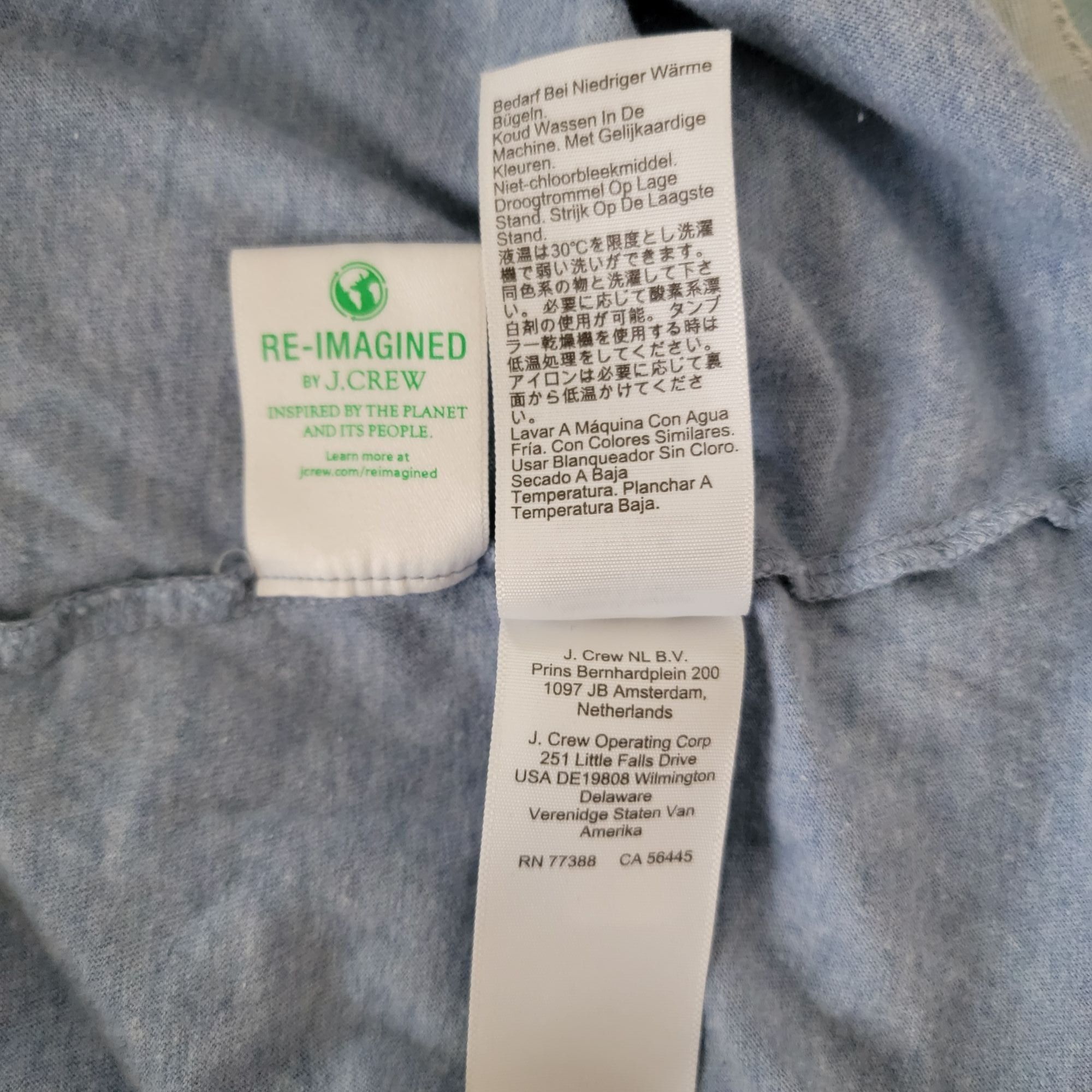J.Crew J.Crew Broken-In Relaxed Fit T-Shirt M Heathered Blue Cotton Size US M / EU 48-50 / 2 - 4 Thumbnail