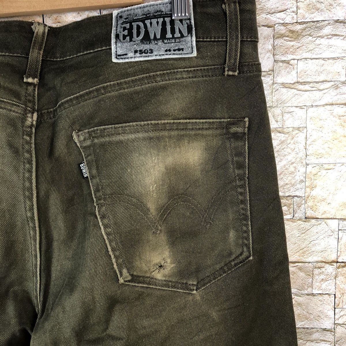 Edwin Edwin Dark Brown Casual Pants #A967 Size US 34 / EU 50 - 15 Thumbnail