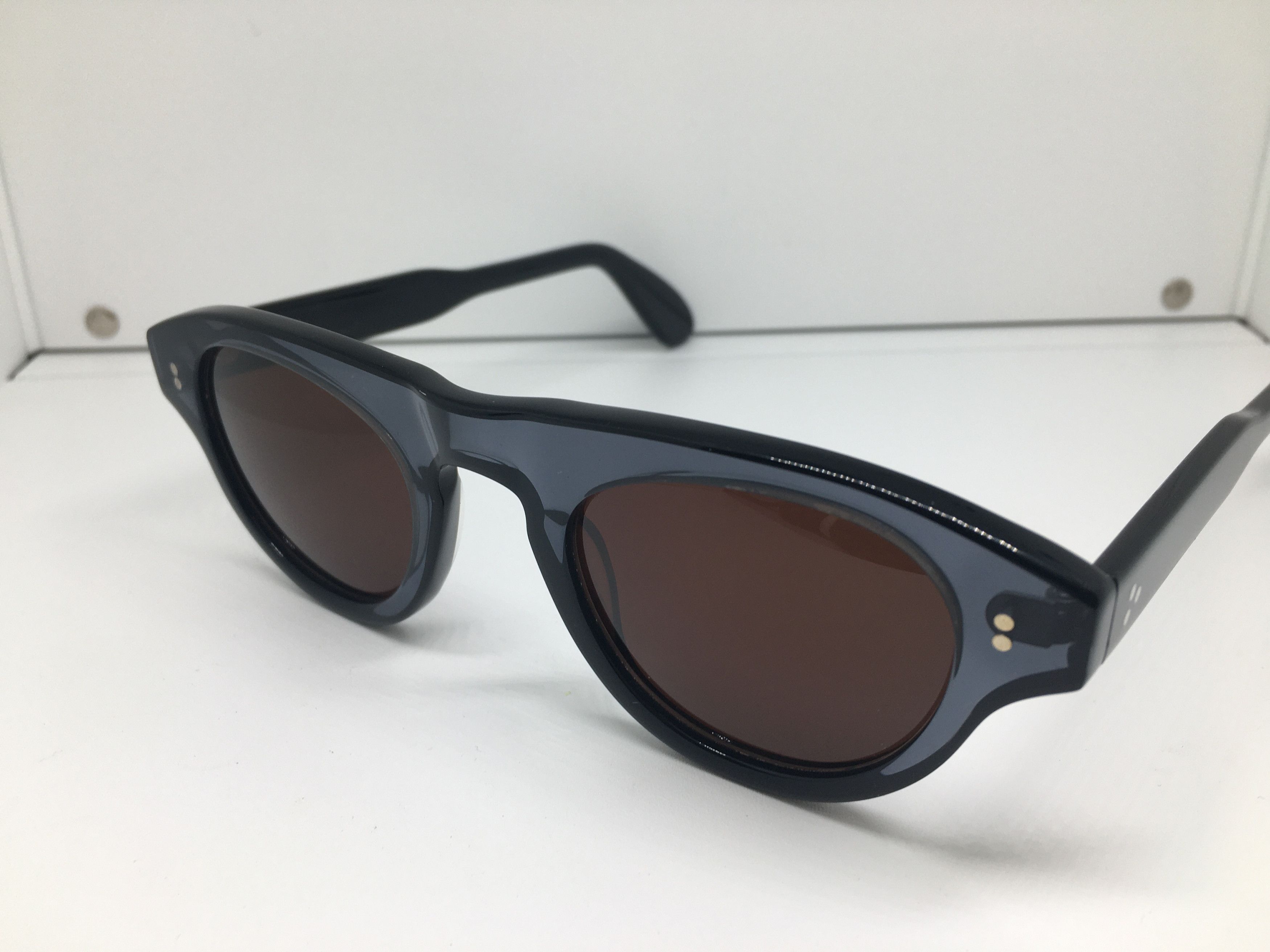 Other JL Arthur Clear Blue Acetate Sunglasses Frame Size ONE SIZE - 3 Thumbnail