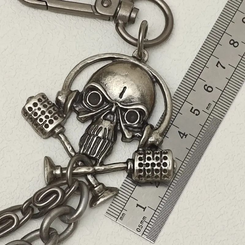 Vintage Heavy Duty Link Metal Pants Chain Size ONE SIZE - 2 Thumbnail