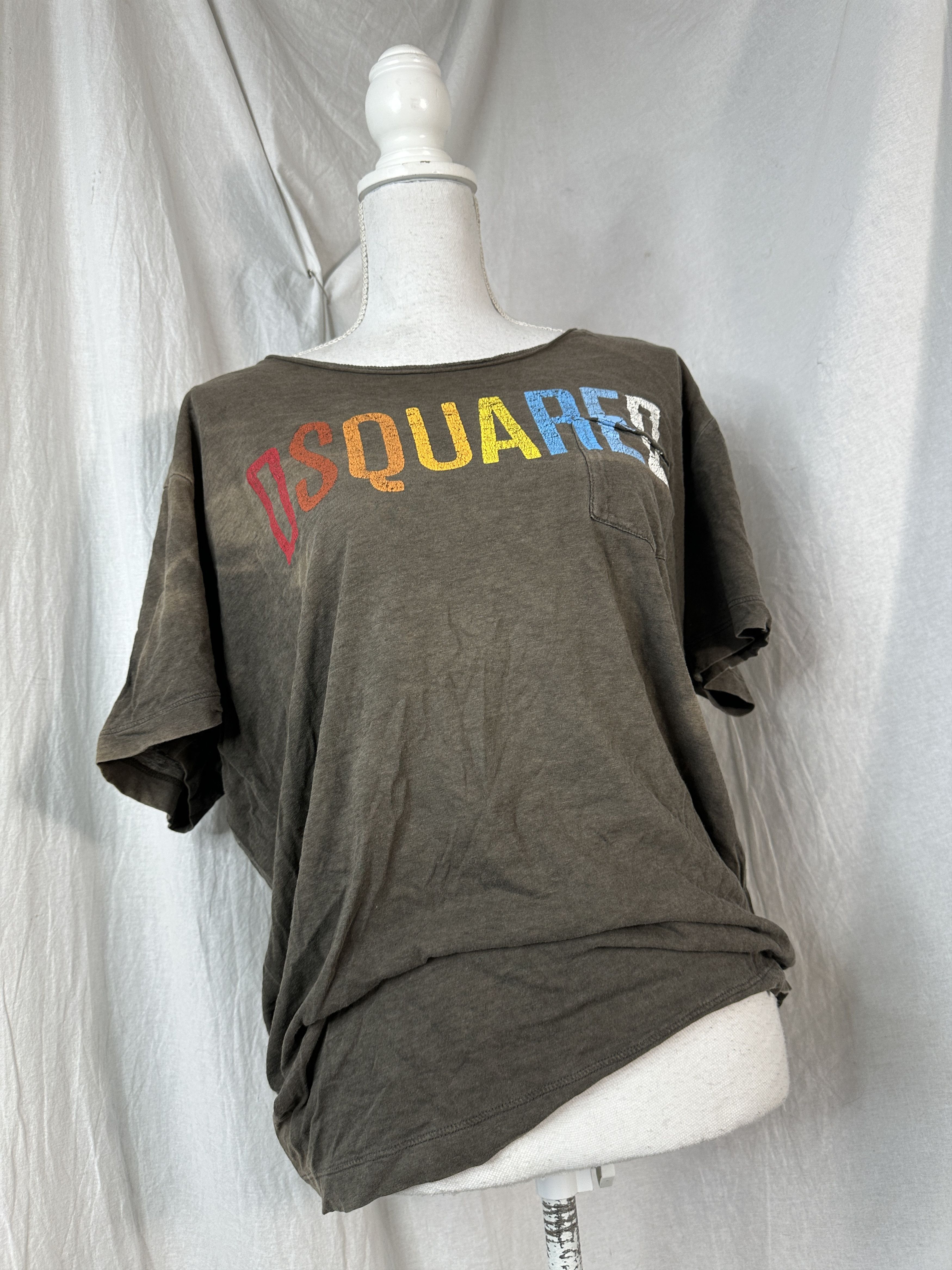 Dsquared2 × Vintage Vintage Dsquared2 Avant Garde Streetwear Casual T-shirt Size US XL / EU 56 / 4 - 1 Thumbnail