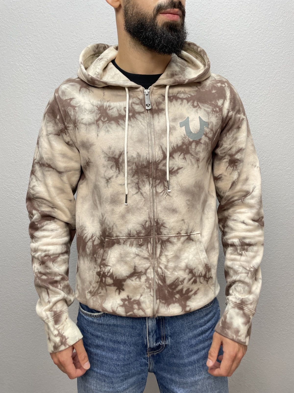 Japanese Brand Vintage Y2K True Religion Tye Dye Zip Hoodie Size US M / EU 48-50 / 2 - 2 Thumbnail
