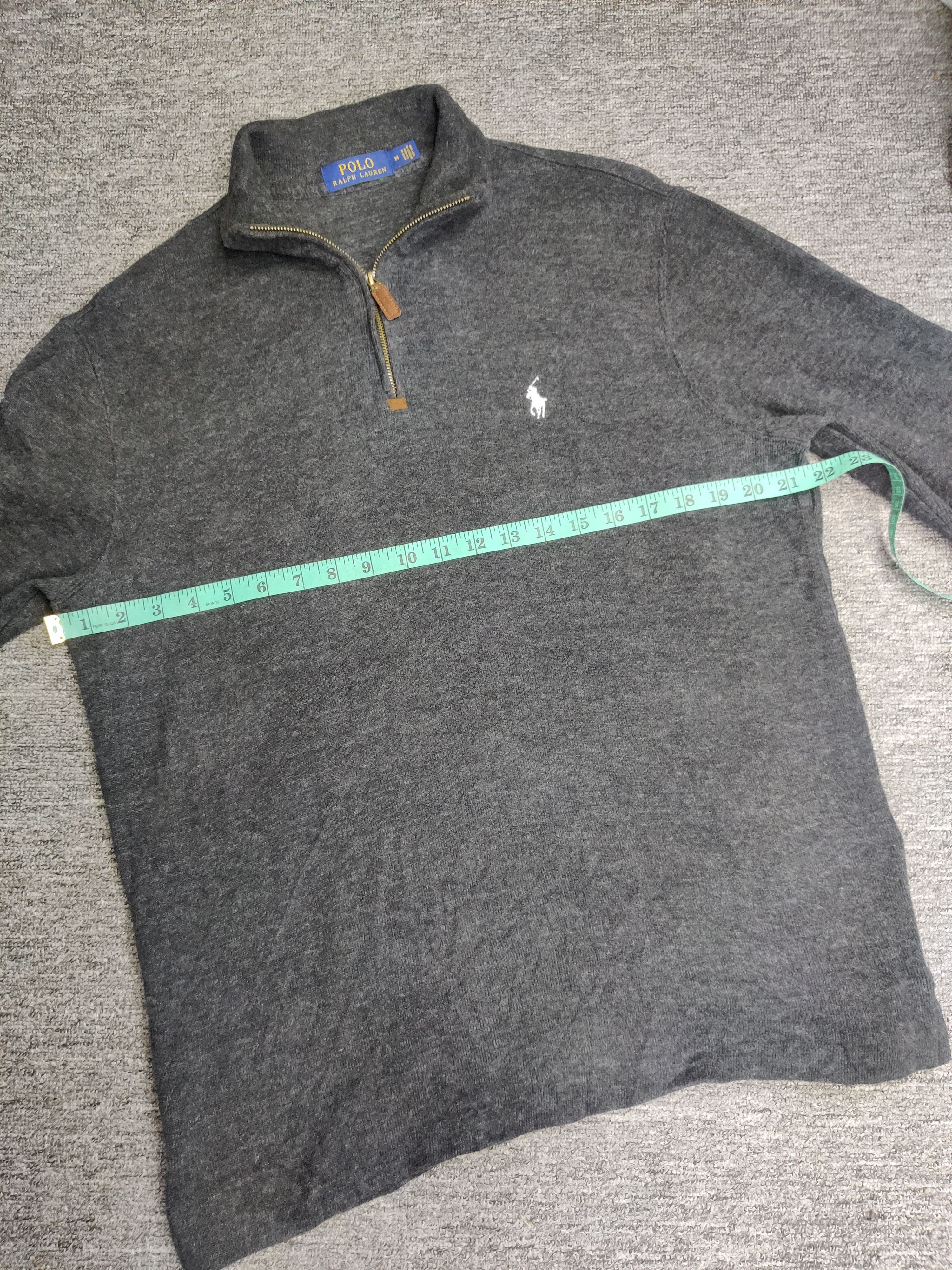 Polo Ralph Lauren Vintage Polo Ralph Lauren Quarter Half Zipper Knit Sweater Size US M / EU 48-50 / 2 - 13 Thumbnail