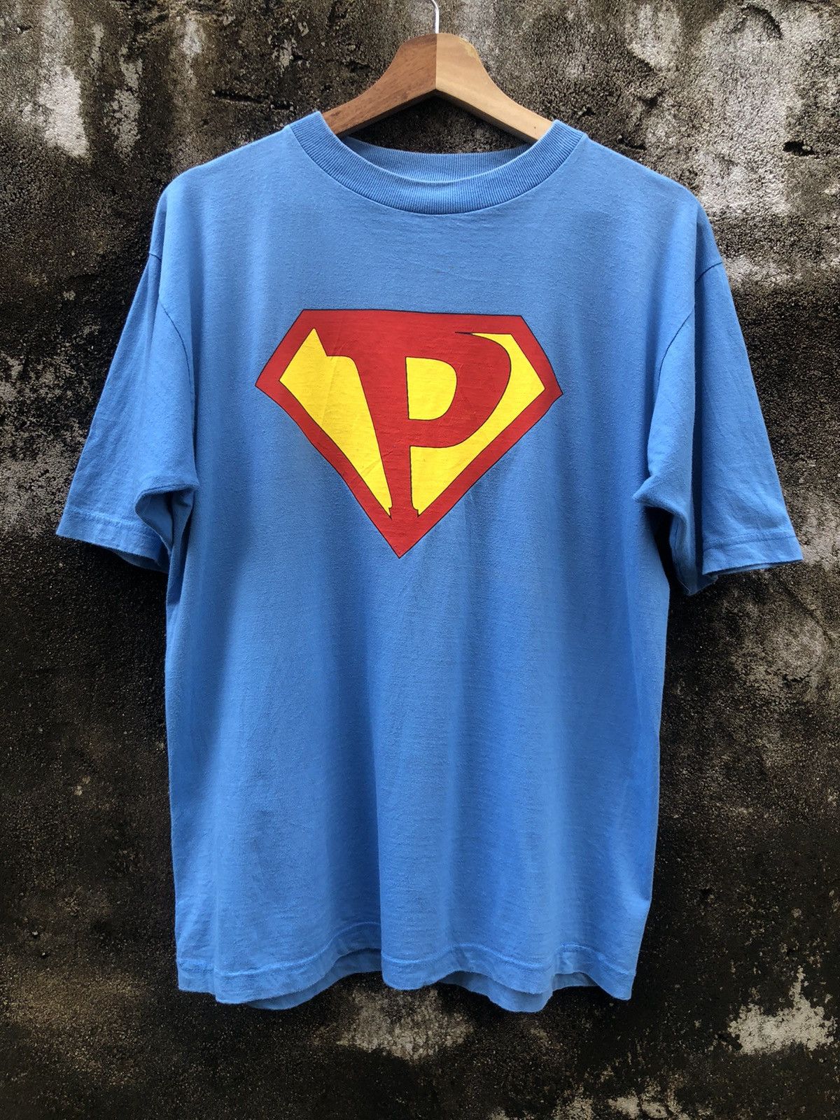 Vintage Vintage 90s Superman Parody Tshirt Size US M / EU 48-50 / 2 - 1 Thumbnail