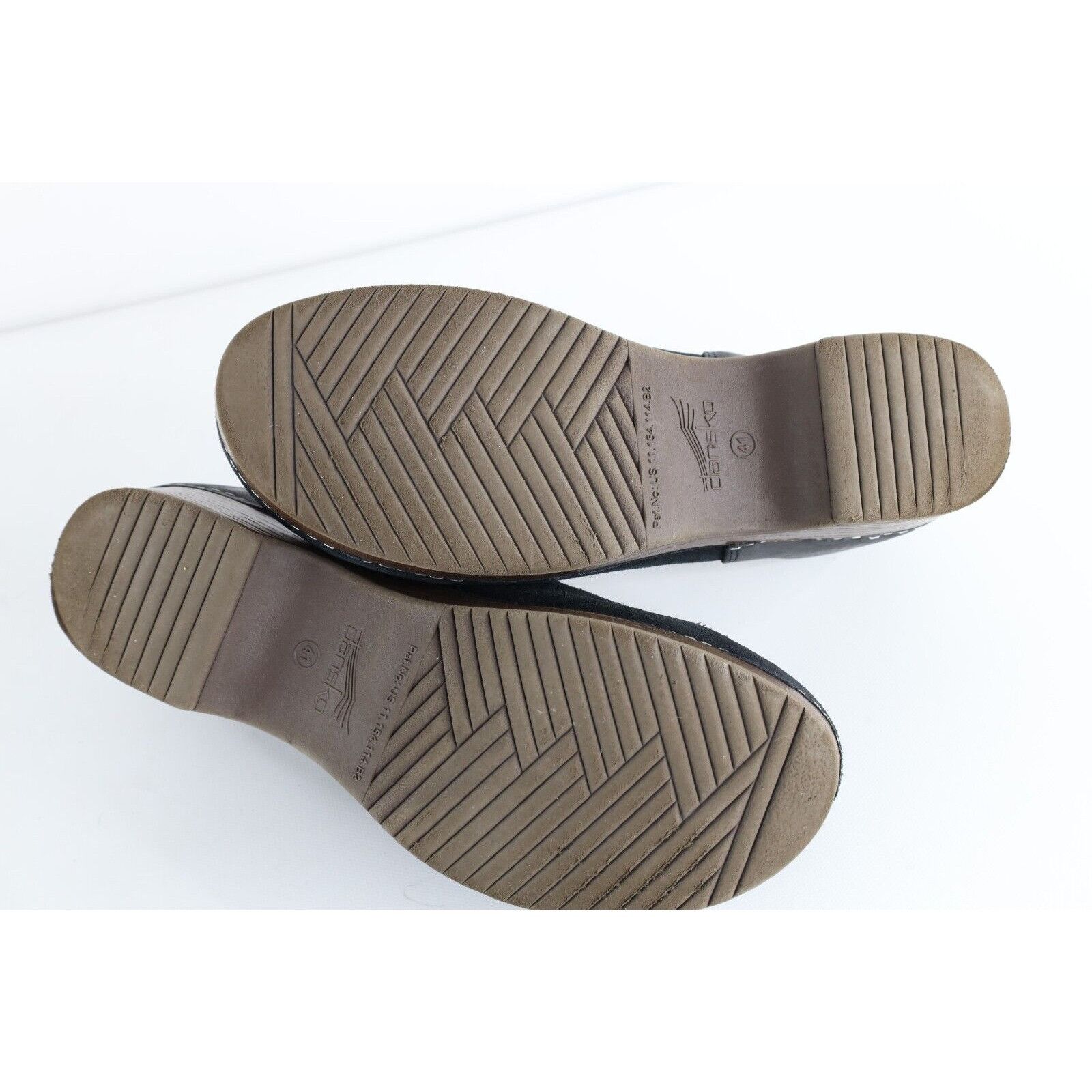 Dansko Dansko Faded Suede Leather Clogs Mary Janes Shoes Size US 10.5 / IT 40.5 - 8 Thumbnail