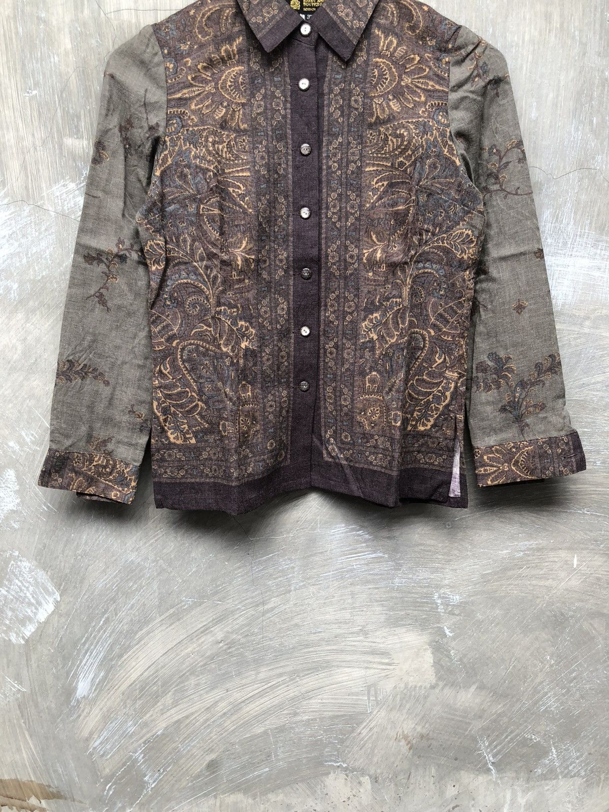 Hardy Amies Hardy Amies Boutique Vintage Button Up Shirt Size S / US 4 / IT 40 - 3 Thumbnail