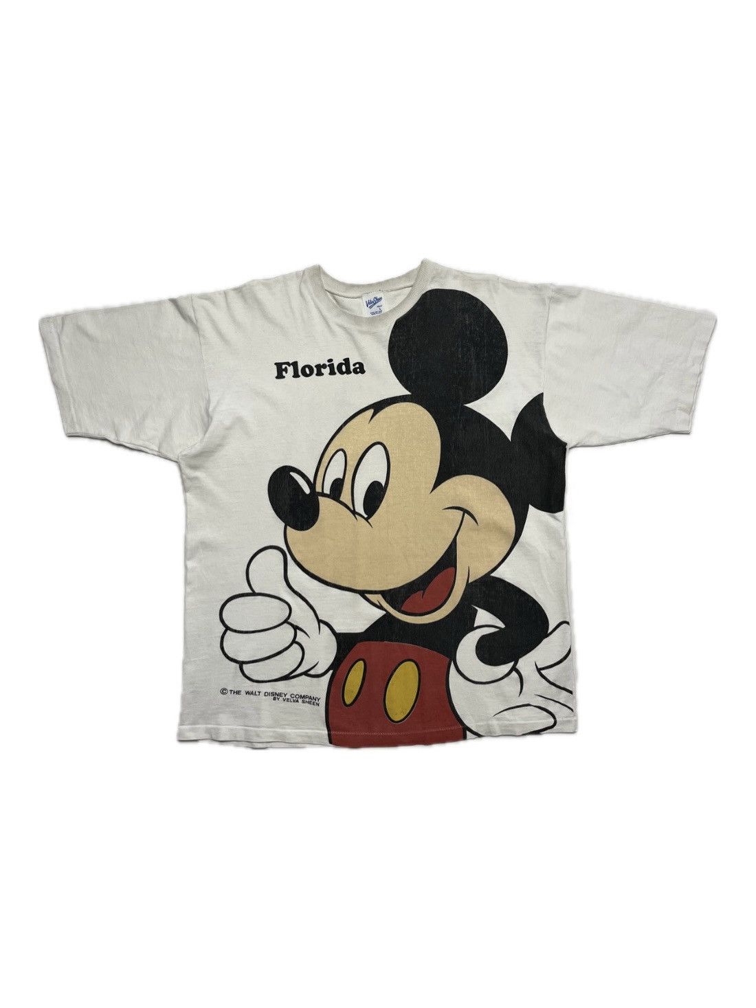Mickey Mouse Vintage 90s Mickey Mouse Disney T-shirt Rare single stitch Size US L / EU 52-54 / 3 - 1 Thumbnail