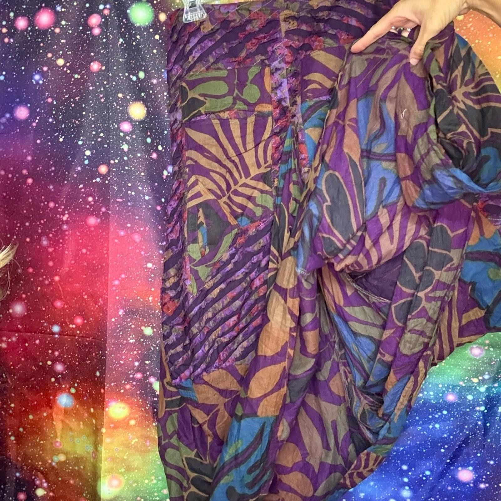 The Mountain Multicolor Cosmic Pattern skirt Size 40" / US 18 - 2 Thumbnail