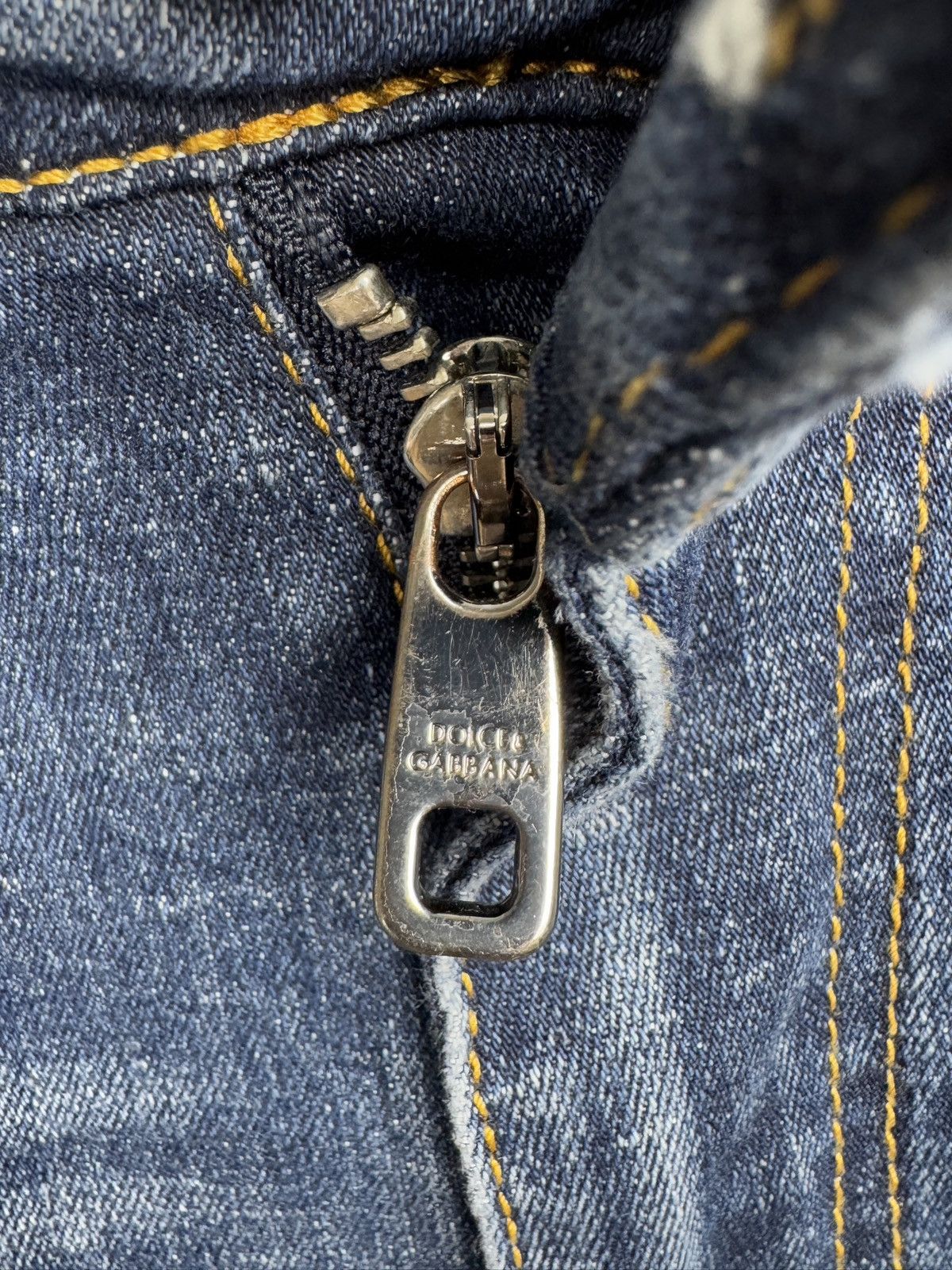 Dolce & Gabbana Dolce & Gabbana blue slim faded denim jeans pants Size US 30 / EU 46 - 9 Thumbnail