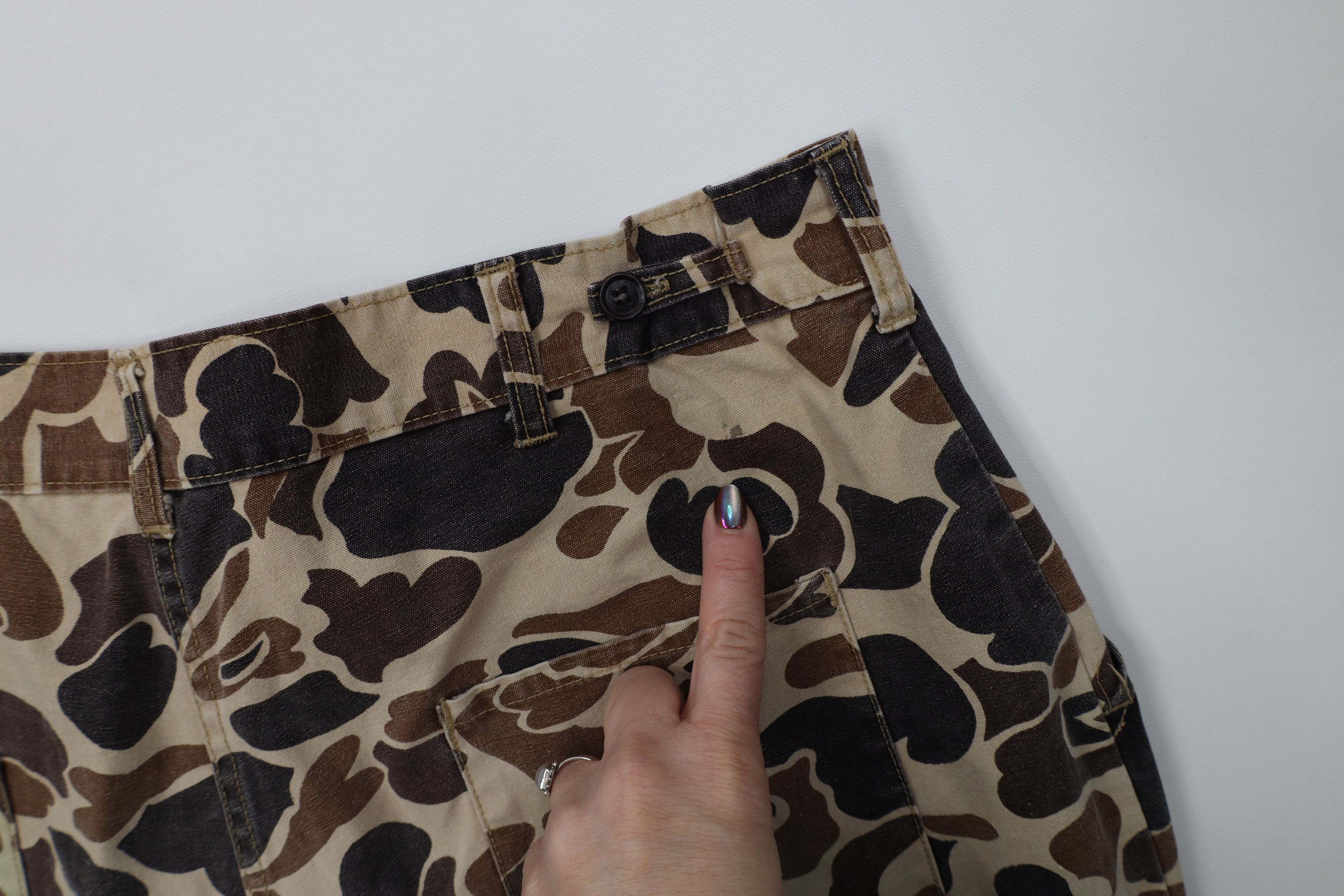 Vintage Vintage 70s 80s Streetwear Duck Camouflage Wide Leg Pants Size US 36 / EU 52 - 16 Thumbnail