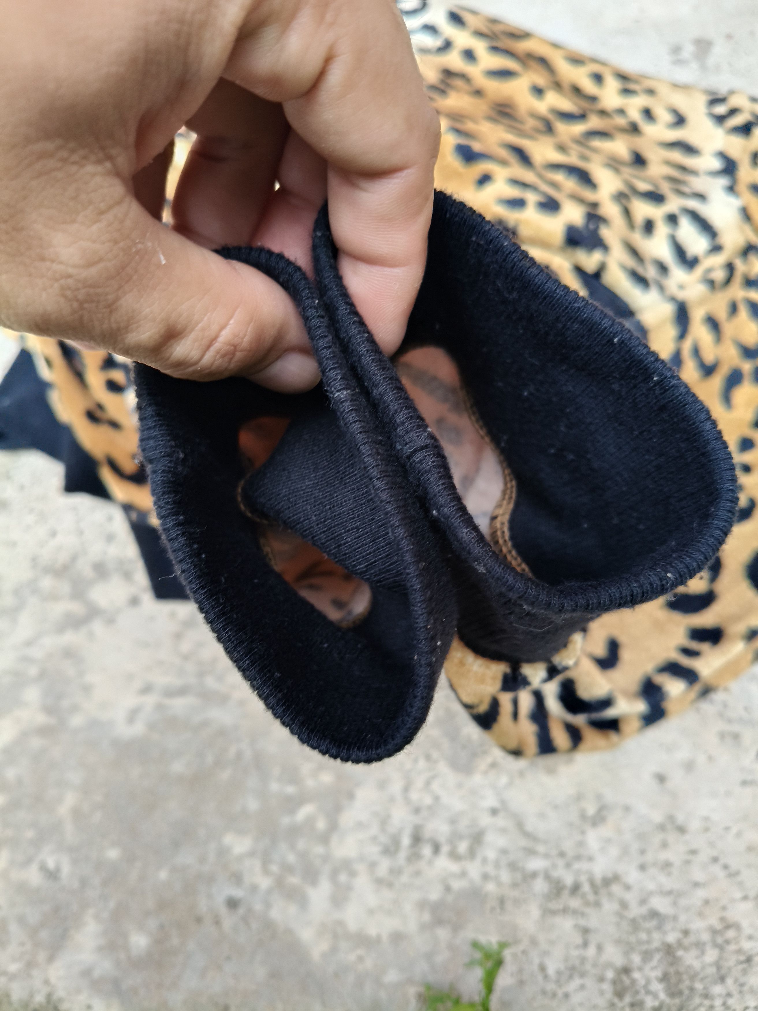 Japanese Brand Flash Blue Zipper Full Leopard Design Size L / US 10 / IT 46 - 8 Thumbnail
