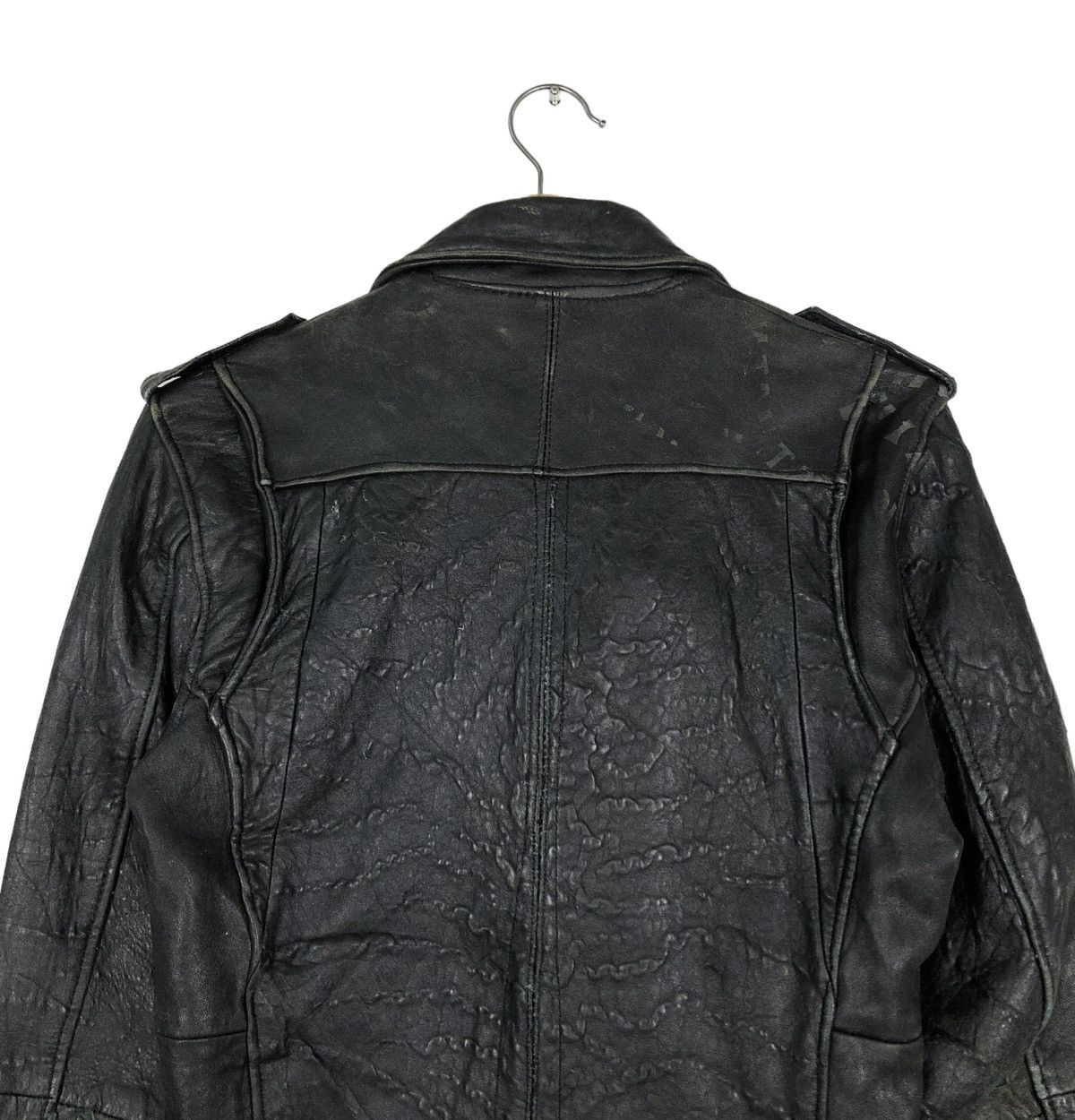 Toyo Enterprises 🔥VINTAGE LEATHER BIKER JACKET DOUBLE BREAST Size US S / EU 44-46 / 1 - 10 Thumbnail