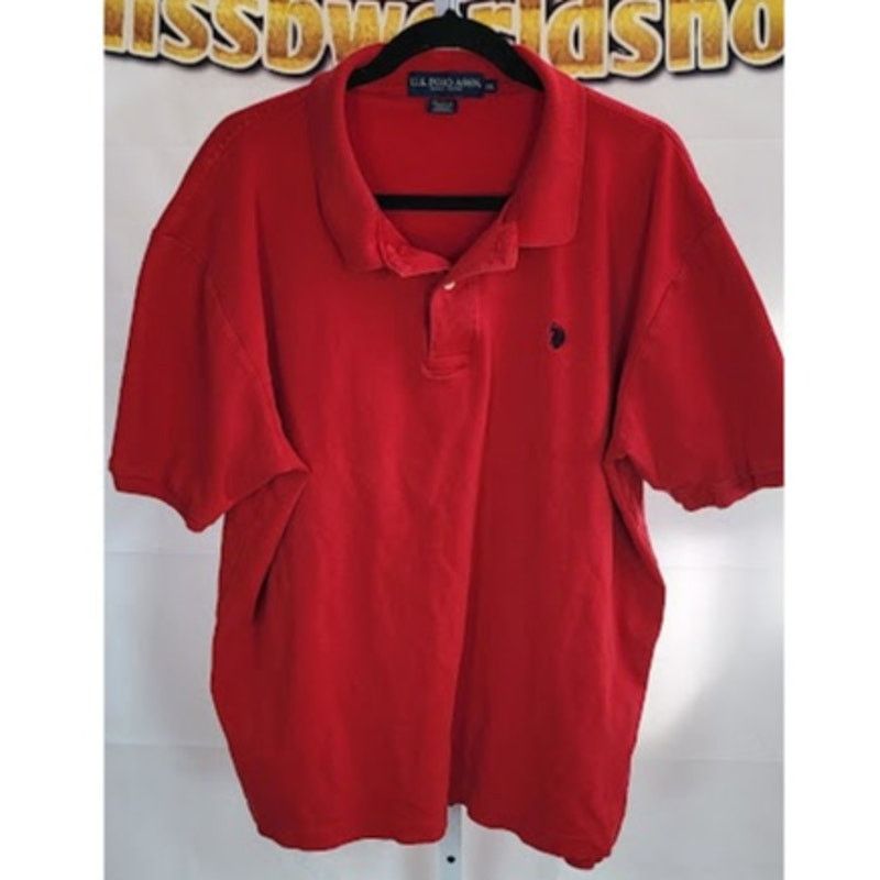 U.S. Polo Assn. U.S. Polo Assn Mens Red Classic Polo Shirt Size XXL Size US XXL / EU 58 / 5 - 1 Thumbnail