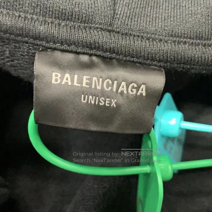 Balenciaga Balenciaga Black Zip-Up Hooded Sweatshirt. Size US L / EU 52-54 / 3 - 5 Thumbnail