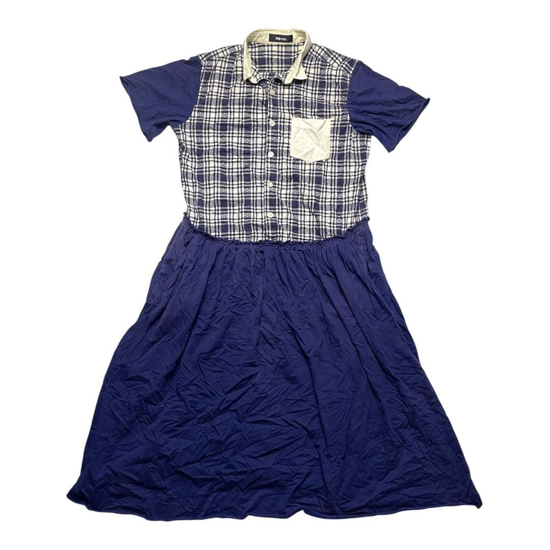 Ne-Net Ne-Net Patchwork Shirt Dress Japanese Brand Size M / US 6-8 / IT 42-44 - 1 Thumbnail