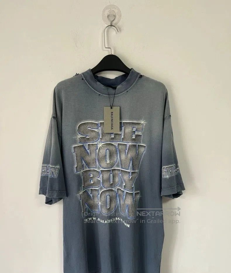 Balenciaga Balenciaga SNBN Oversized Diamond Letter Tee. Size US M / EU 48-50 / 2 - 1 Thumbnail