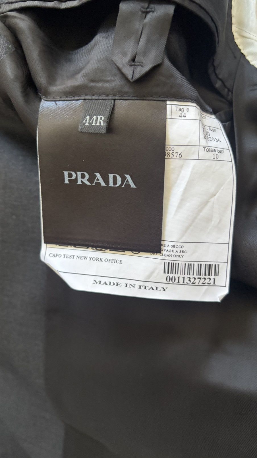 Prada Prada Single Breast 3-Button Wool Suit in Anthracite Size 34R - 4 Thumbnail