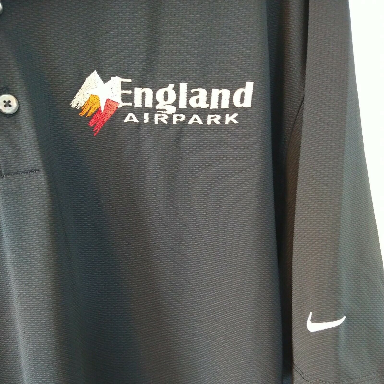 Nike Nike Golf Dri-Fit Golf Polo Shirt Men Size L Black Short Slv Size US L / EU 52-54 / 3 - 3 Thumbnail