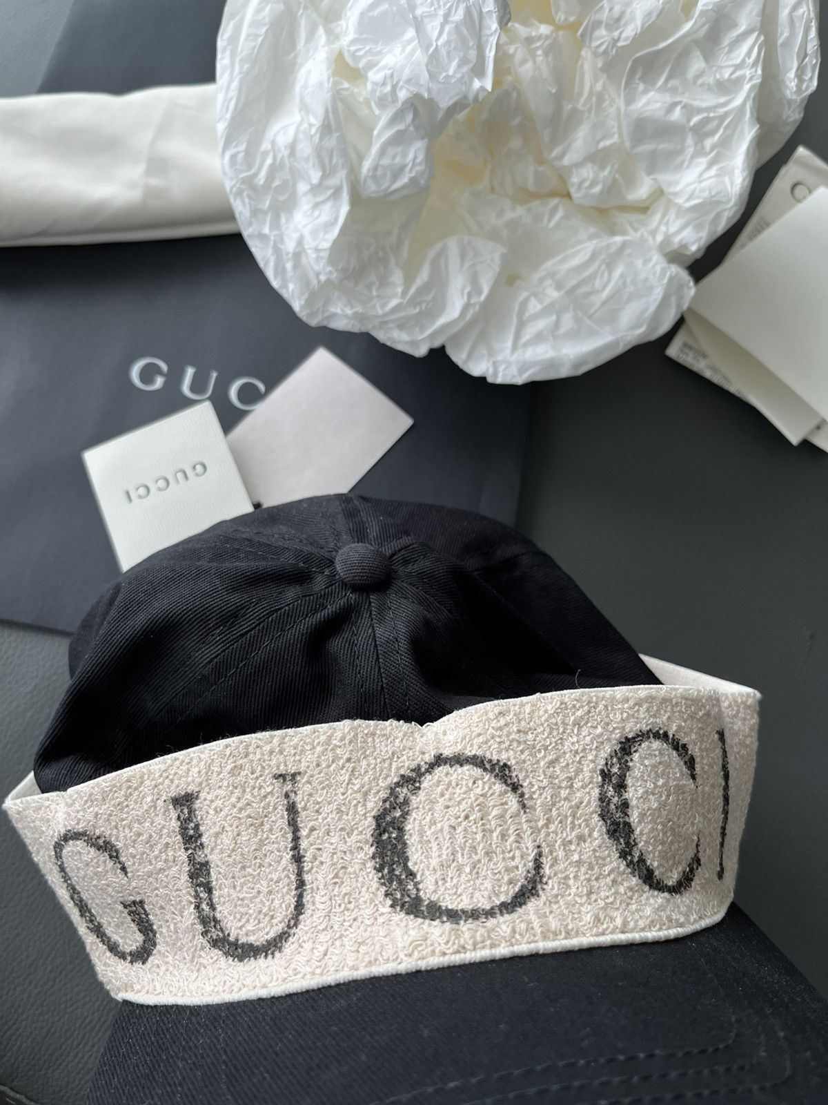 Gucci Gucci Runway Logo Baseball Hat Brand New Limited Edition Size ONE SIZE - 3 Thumbnail