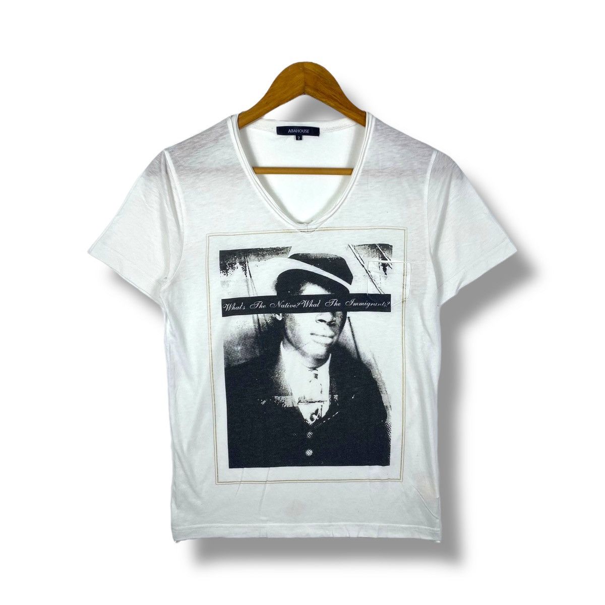 ABAHOUSE ABAHOUSE Whats The Native What The Immigrants Graphic Tee Size US M / EU 48-50 / 2 - 1 Thumbnail
