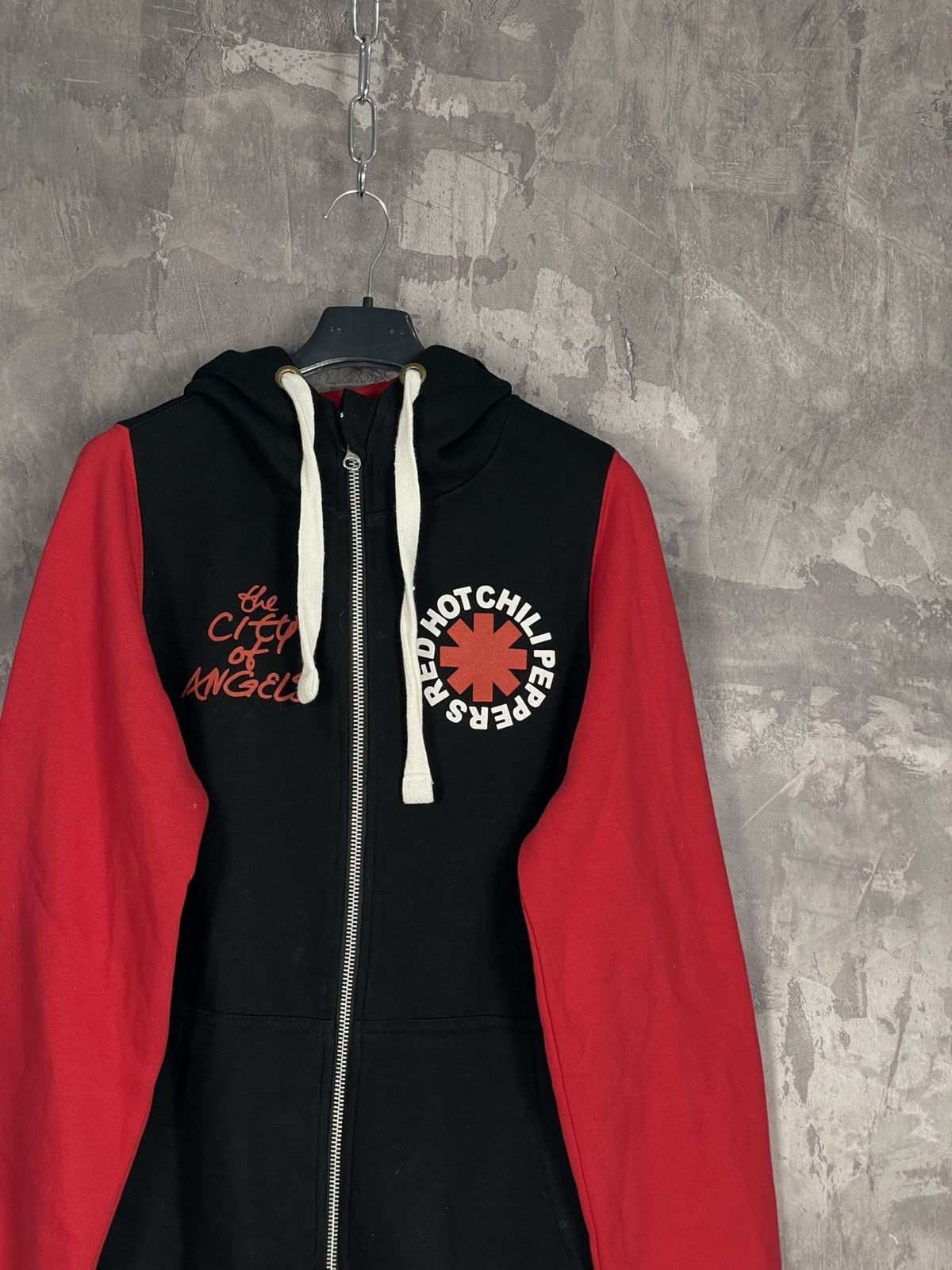 Band Tees × Vintage Vintage 90s RHCP Red Hot Chilli Peppers Zip Hoodie Big Logo Size US S / EU 44-46 / 1 - 4 Thumbnail