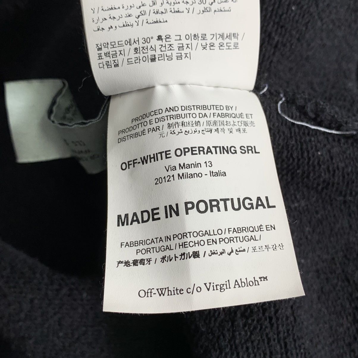 Off-White Off White Large Hoodie Marker Arrows Black Hoodie Virgil Size US L / EU 52-54 / 3 - 9 Thumbnail