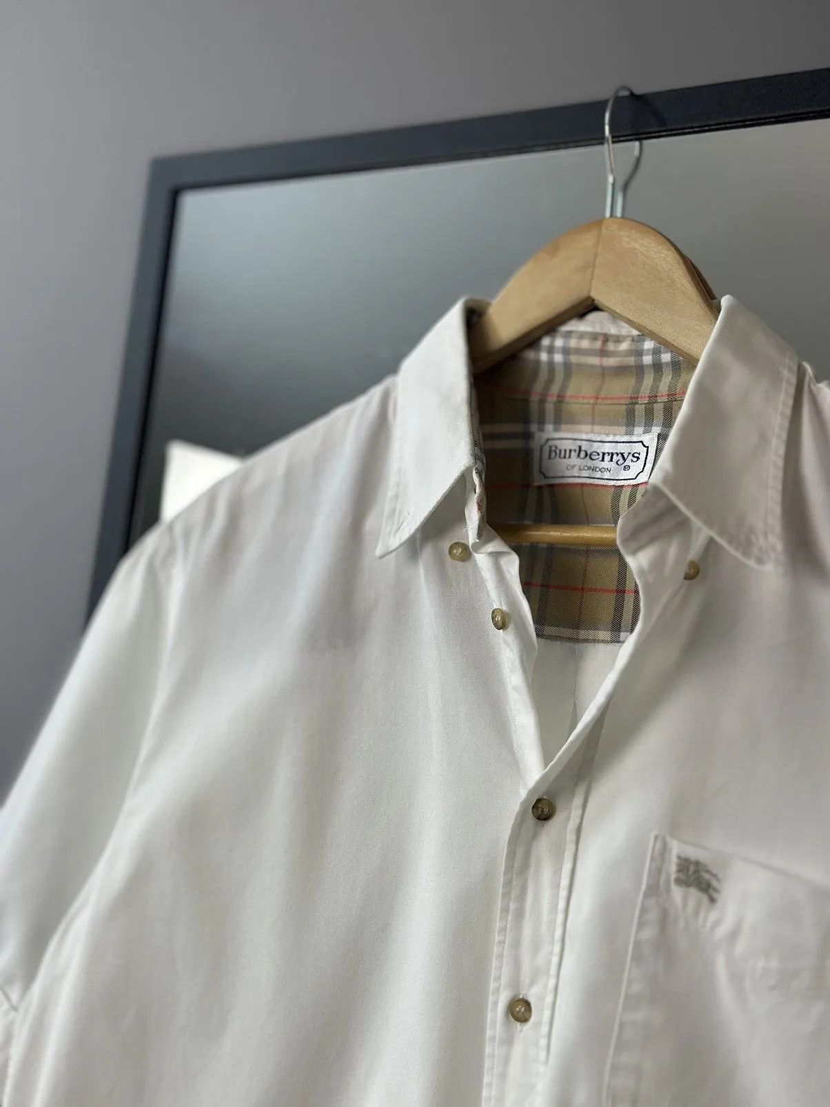 Burberry Prorsum Shirt White Avantgarde Luxury Burberrys Crew Neck Prada Y2K Size US M / EU 48-50 / 2 - 11 Thumbnail