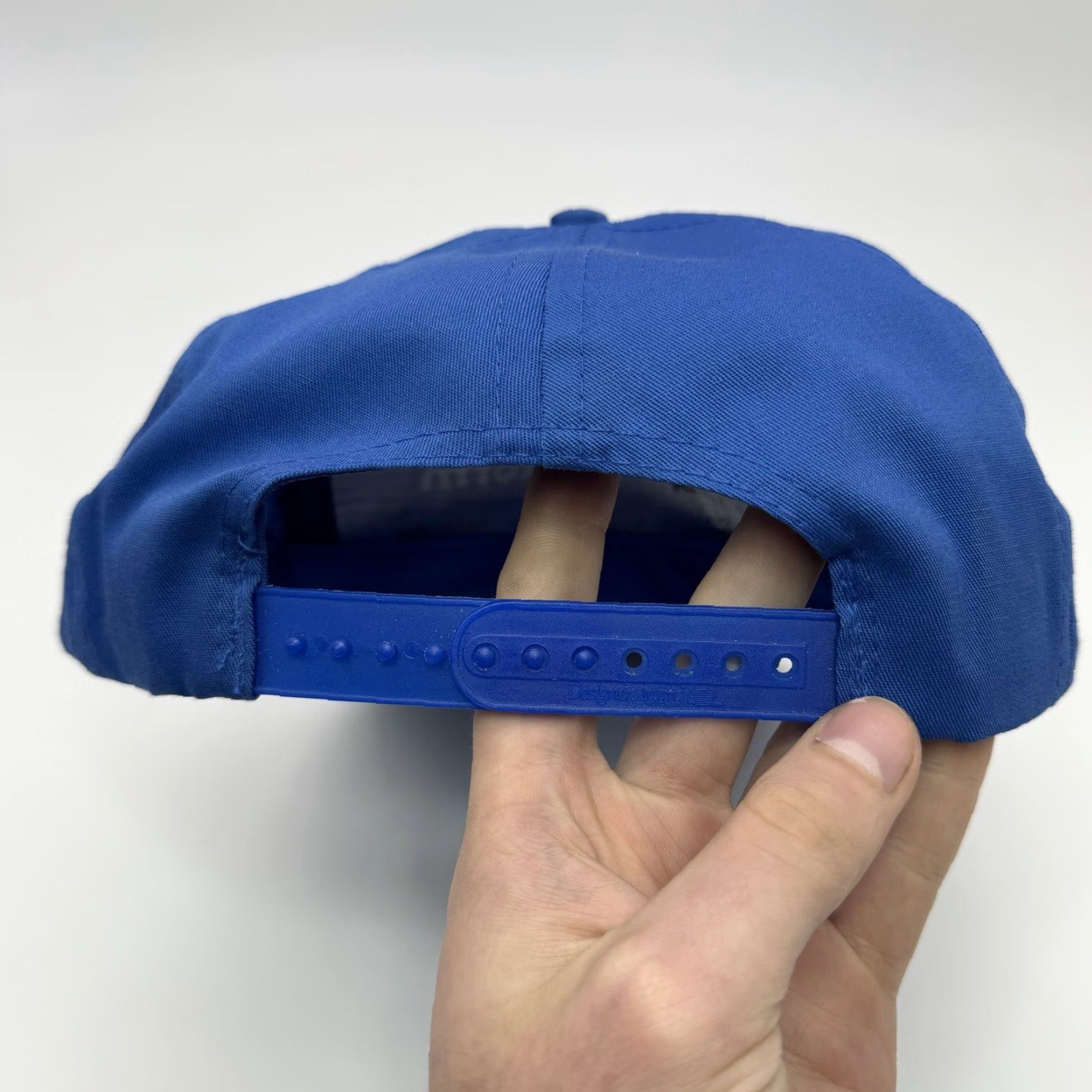 Vintage VINTAGE Desert Storm Embroidered F-16 USA Snapback Hat Blue Military Adjustable One Size Men Size ONE SIZE - 4 Thumbnail