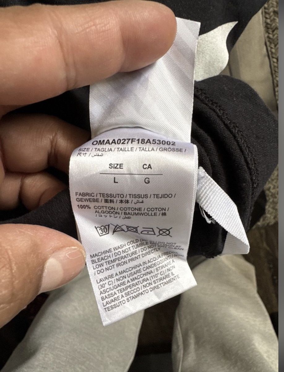Off-White Off-White “01” Diagonals Tee Black L (Virgil Era) Size US L / EU 52-54 / 3 - 9 Thumbnail