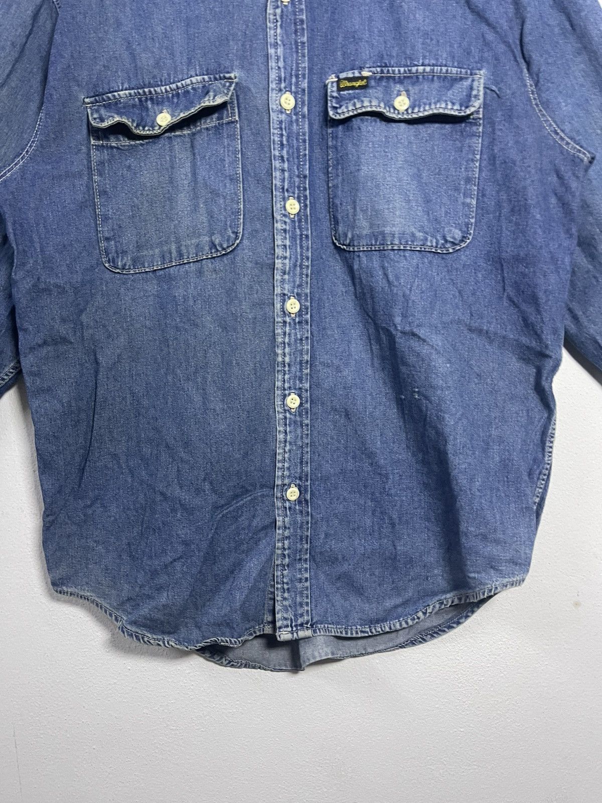 Wrangler Vintage WRANGLE Denim Western Shirt Size US M / EU 48-50 / 2 - 5 Thumbnail