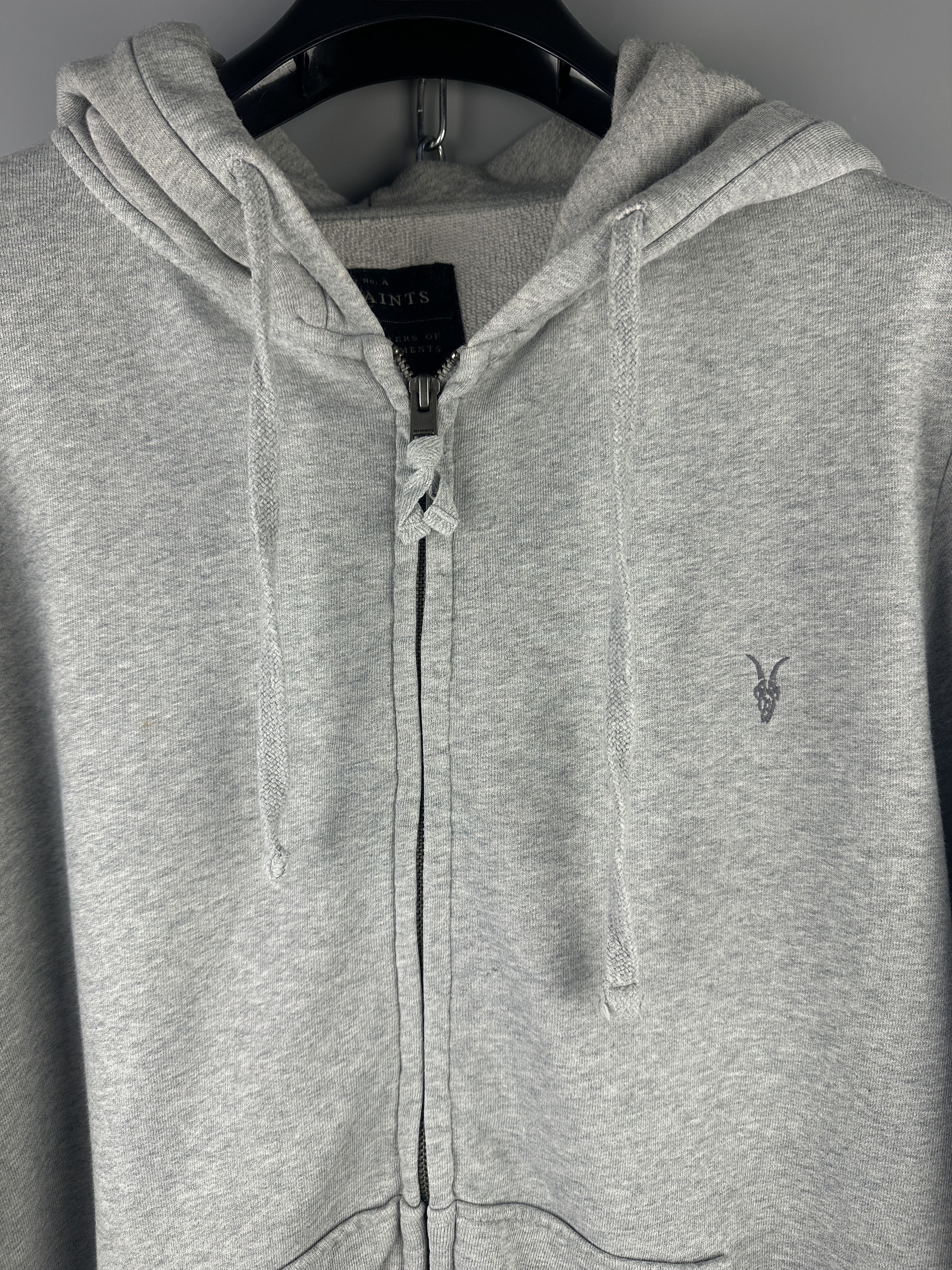 Allsaints Allsaints Cotton Basic Zip Wilde Hoodie Size US M / EU 48-50 / 2 - 3 Thumbnail