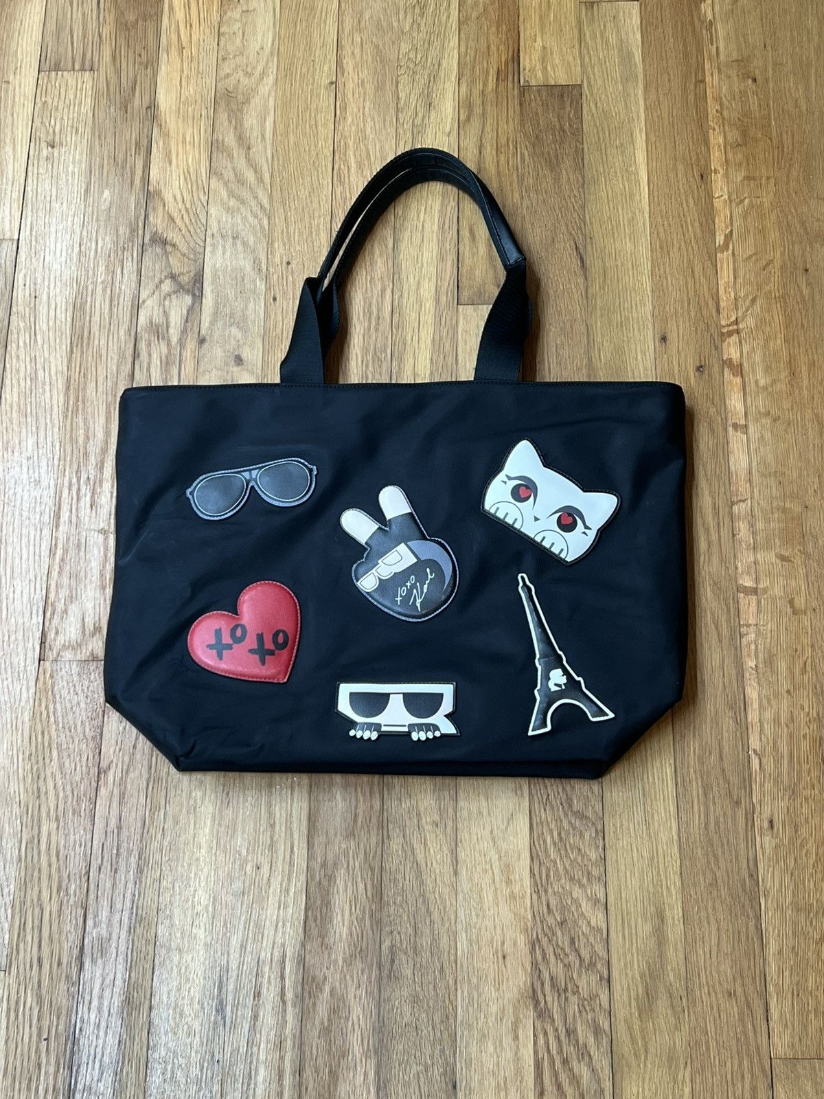 Karl Lagerfeld Karl Lagerfeld Paris Black Tote Bag Size ONE SIZE - 5 Thumbnail