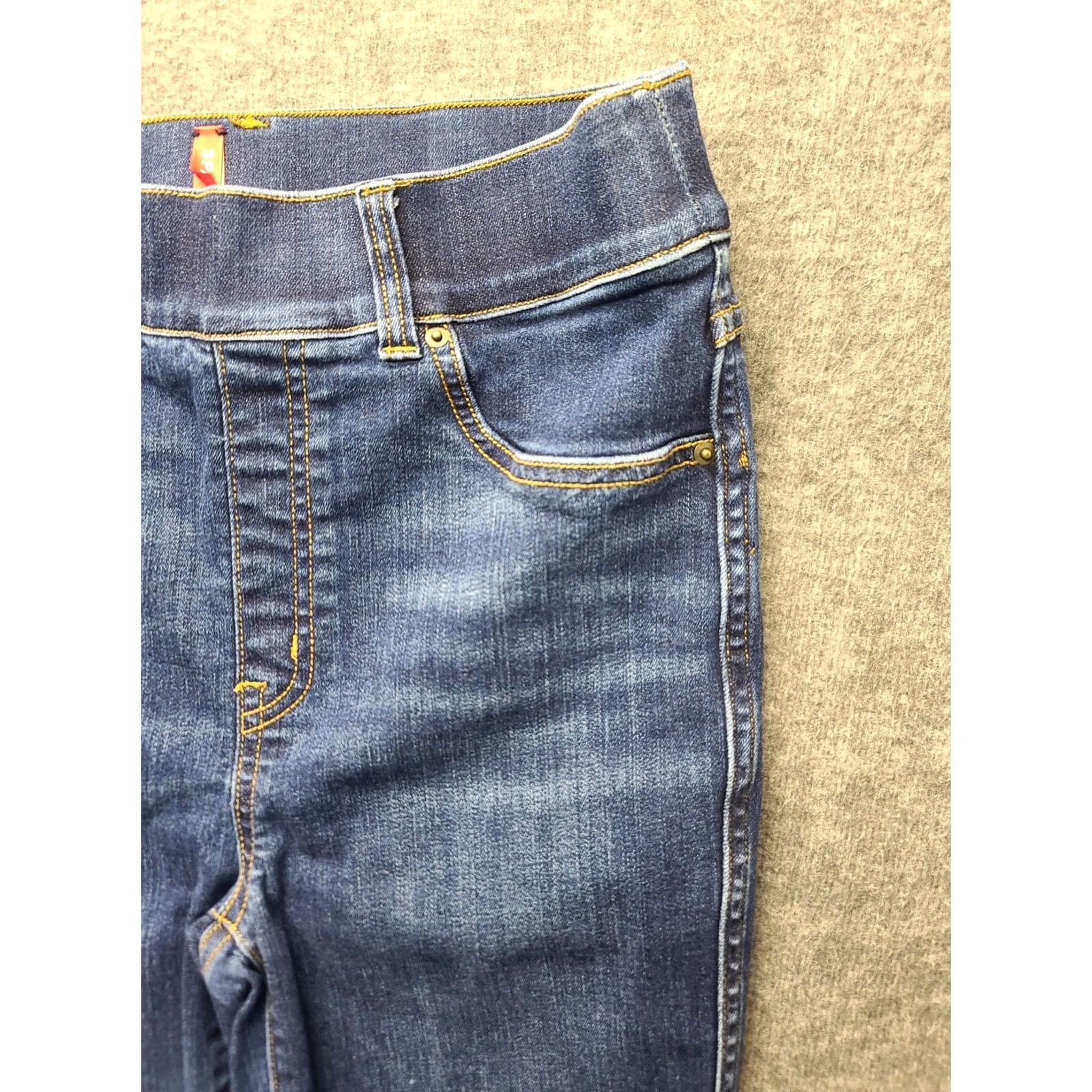 Spanx Spanx Booty Boost Leggings Womens S High Rise Jeggings Blue Activewear Slimming Shaping Stretch Bedt Weather? Size 28" / US 6 / IT 42 - 6 Thumbnail