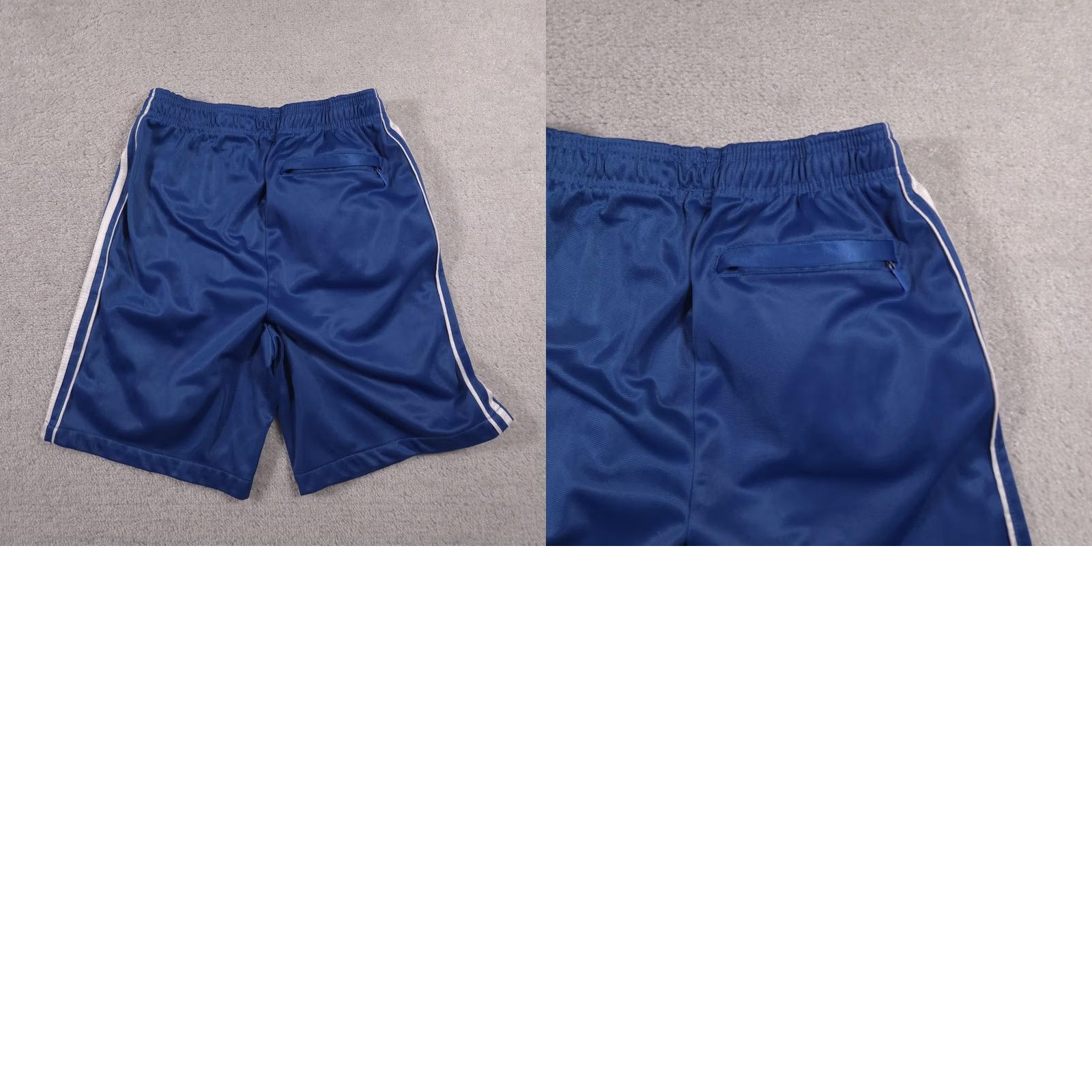 Haband Haband Active Joe Shorts Mens Small Blue White Striped Drawstring Pockets Athletic Casual Shorts Size US 29 - 9 Thumbnail
