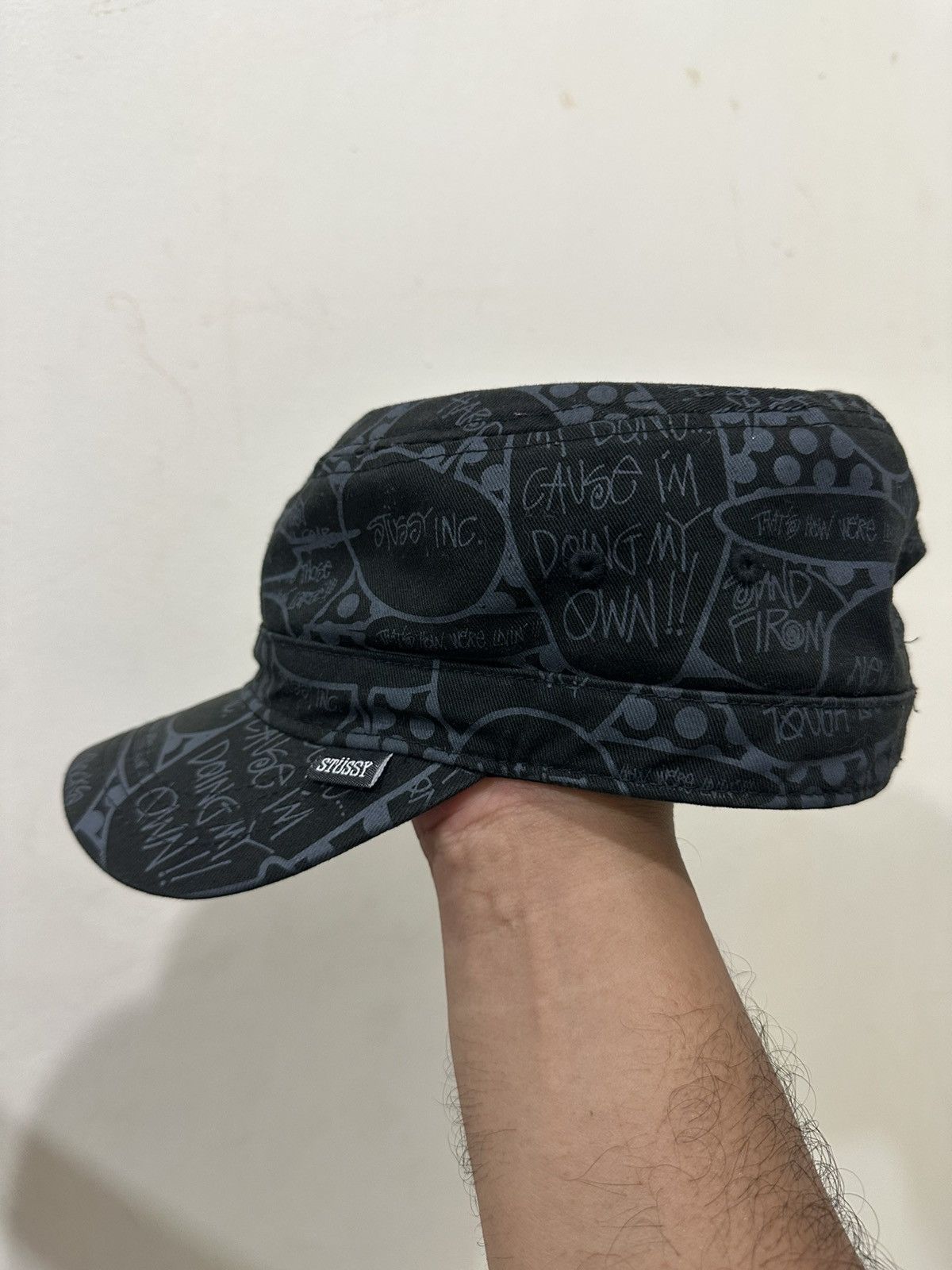 Stussy VTG Stussy OVER PRINT Cadet Hat Size ONE SIZE - 3 Thumbnail