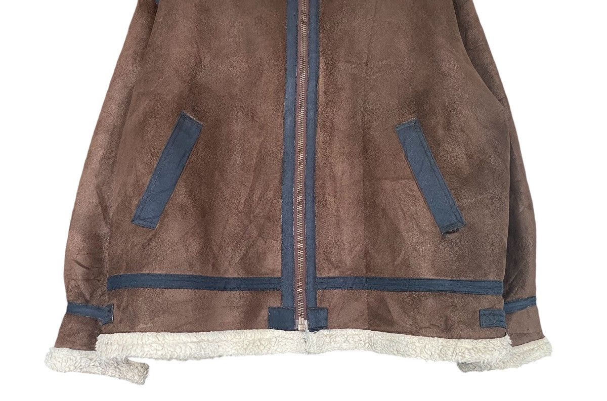 Alpha Industries Vtg ALPHA INDUSTRIES Sherpa Bomber B-3 Jacket Size US XXL / EU 58 / 5 - 4 Thumbnail