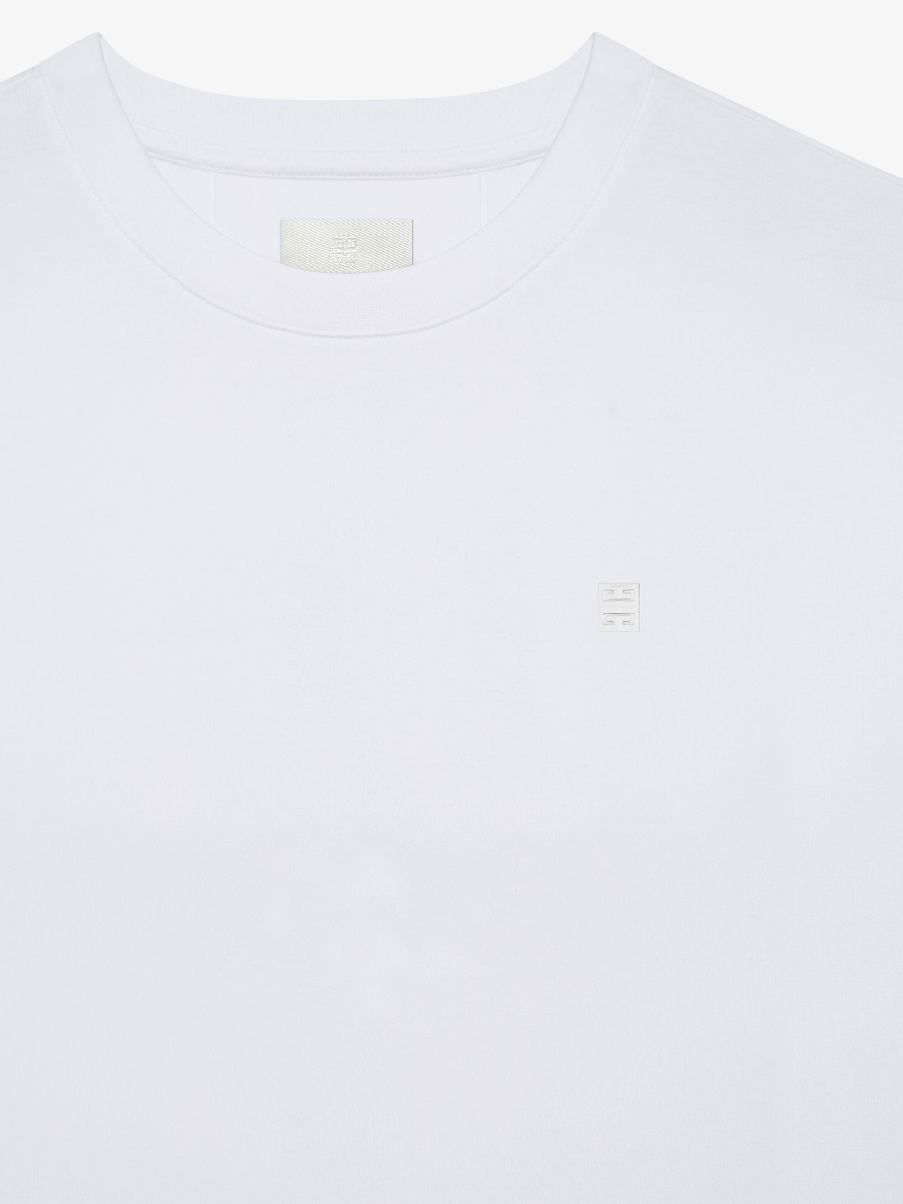 Givenchy o1w1db10925 Standard Short Sleeve Base T-Shirt in White Size US XXL / EU 58 / 5 - 3 Thumbnail