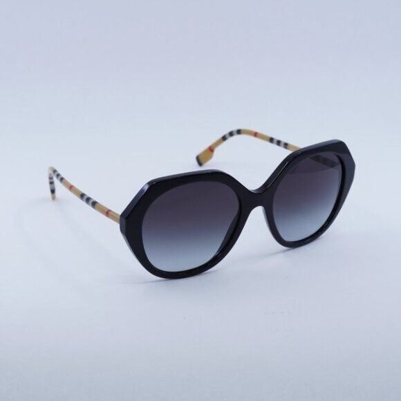Burberry Burberry BE4375 38538G Black Square Sunglasses Size ONE SIZE - 4 Thumbnail