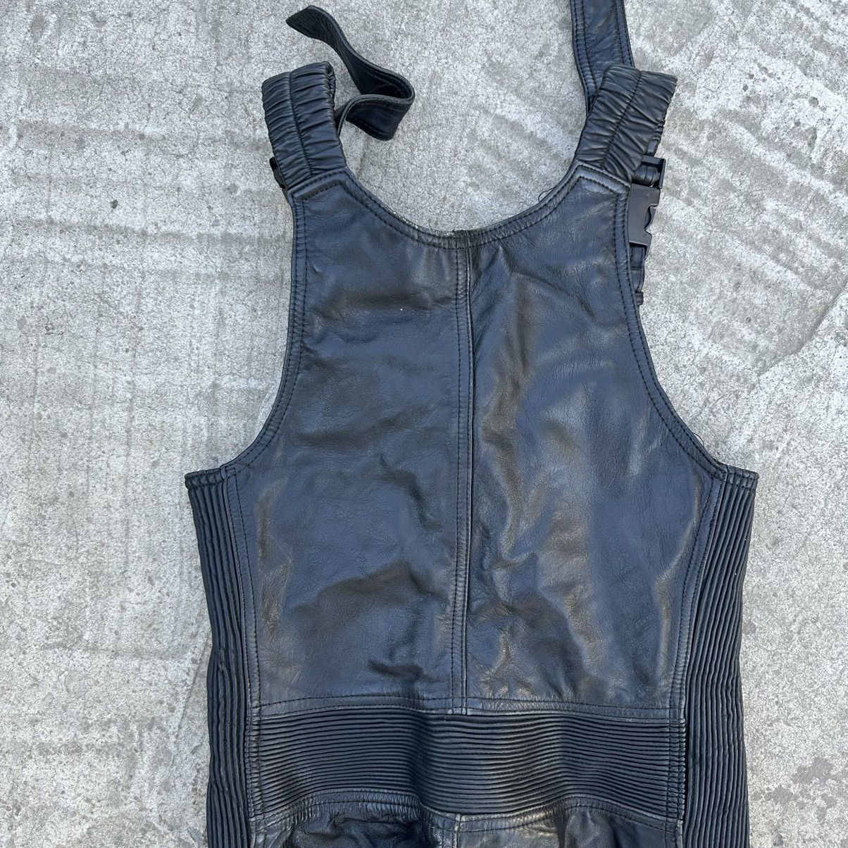 Vintage Vintage Moto Leather Pants Overalls Style USA 90s Y2K Size US 33 - 10 Thumbnail