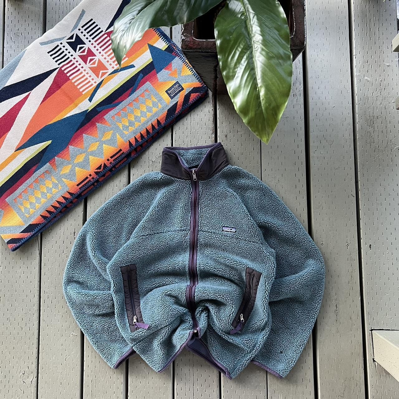 Vintage Patagonia Deep Pile Fleece Jacket Retro X Full Zip