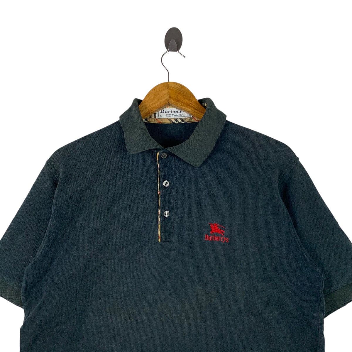 Burberry Vintage BURBERRYS London England Brand Embroidered LogoShirt Size US L / EU 52-54 / 3 - 2 Thumbnail
