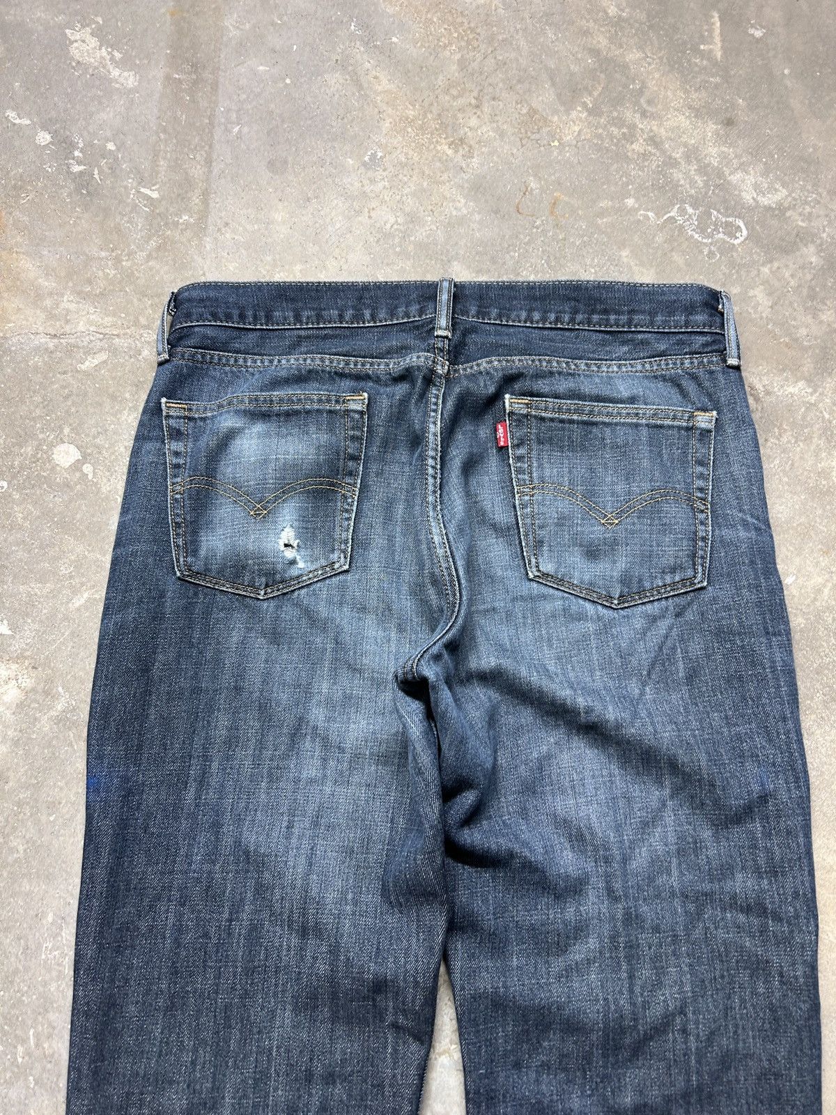 Levi's Vintage 00’s Levi’s 514 Denim Jeans Size US 34 / EU 50 - 2 Thumbnail