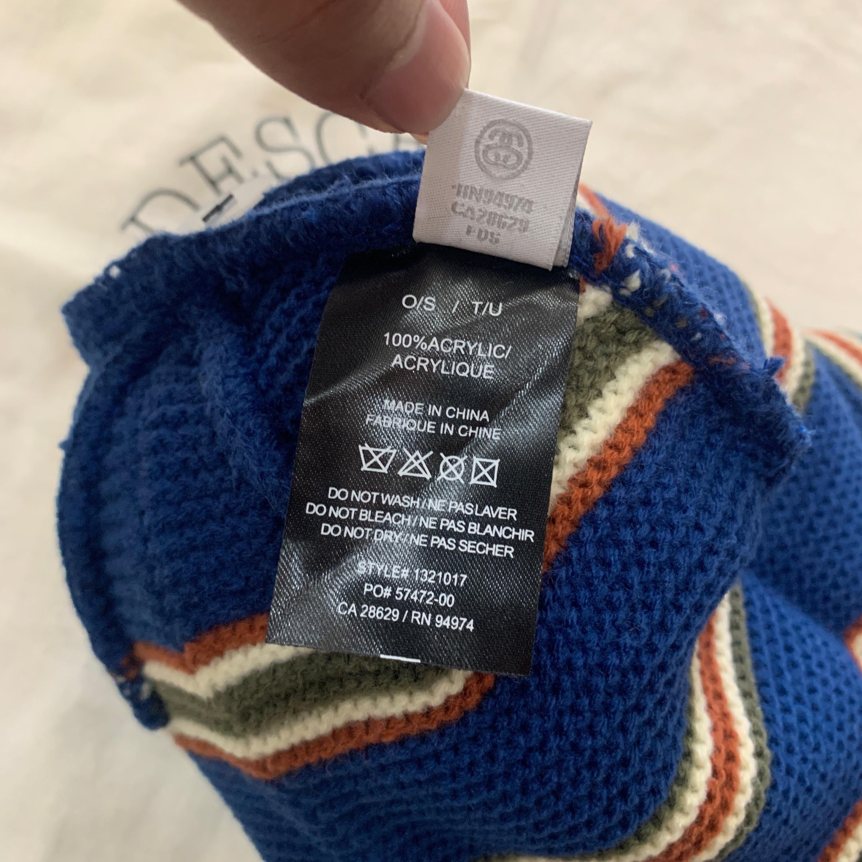 Stussy Stussy triple stripe cuff beanie Size ONE SIZE - 4 Thumbnail
