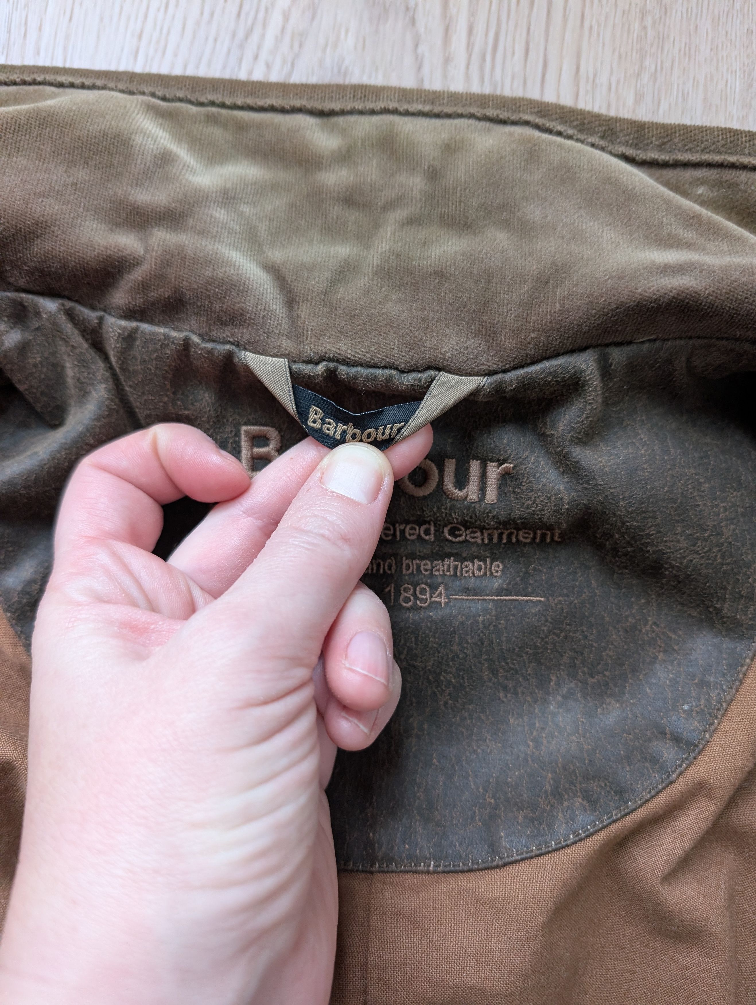 Barbour Barbour L1880 Weather-Worked Utility Waterproof Jacket Size L / US 10 / IT 46 - 6 Thumbnail
