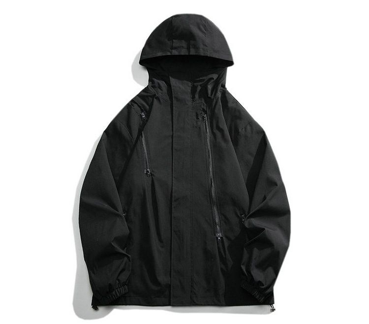 Japanese Brand × Vintage Hooded Jacket Bomber Windbreaker Zipper Coat Size US L / EU 52-54 / 3 - 1 Thumbnail
