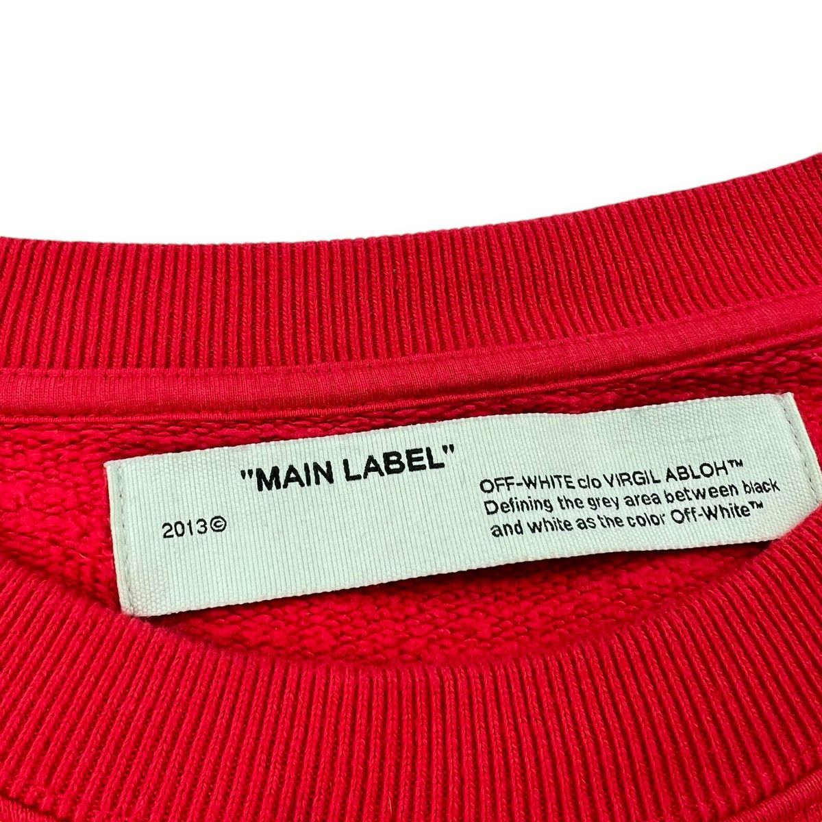 Off-White Off-White Unfinished Arrows Red Sweatshirt Size US S / EU 44-46 / 1 - 4 Thumbnail