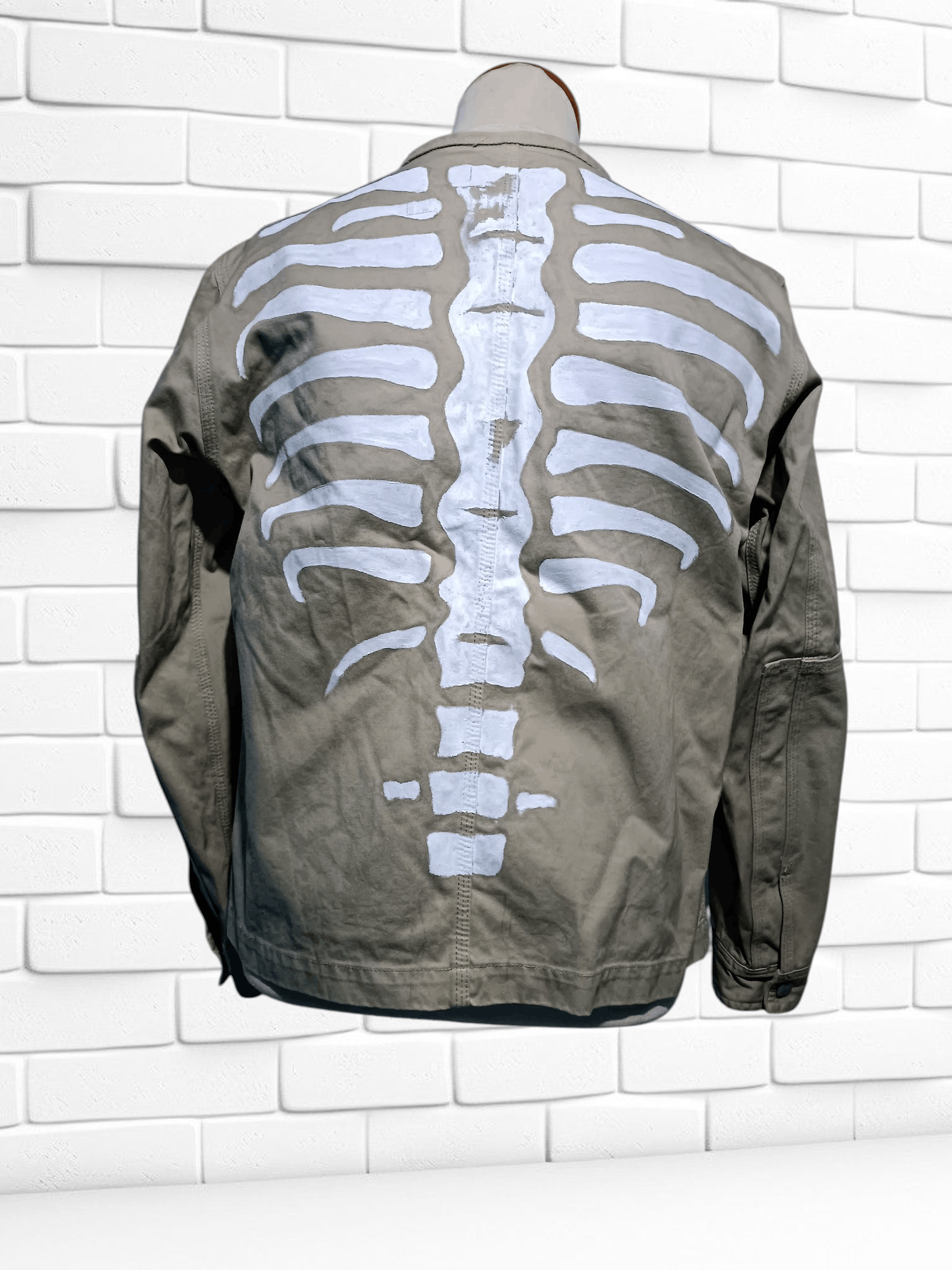 Japanese Brand Japanese Brand Custom Made Paint Unfinished Skeleton Jacket Size US M / EU 48-50 / 2 - 5 Thumbnail