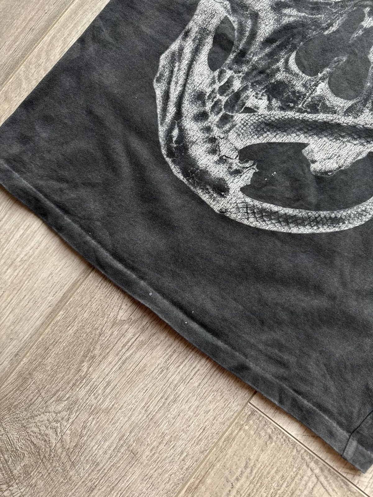 Allsaints Allsaints Taipan SS Crew snake skull wash faded t shirt Size US S / EU 44-46 / 1 - 6 Thumbnail