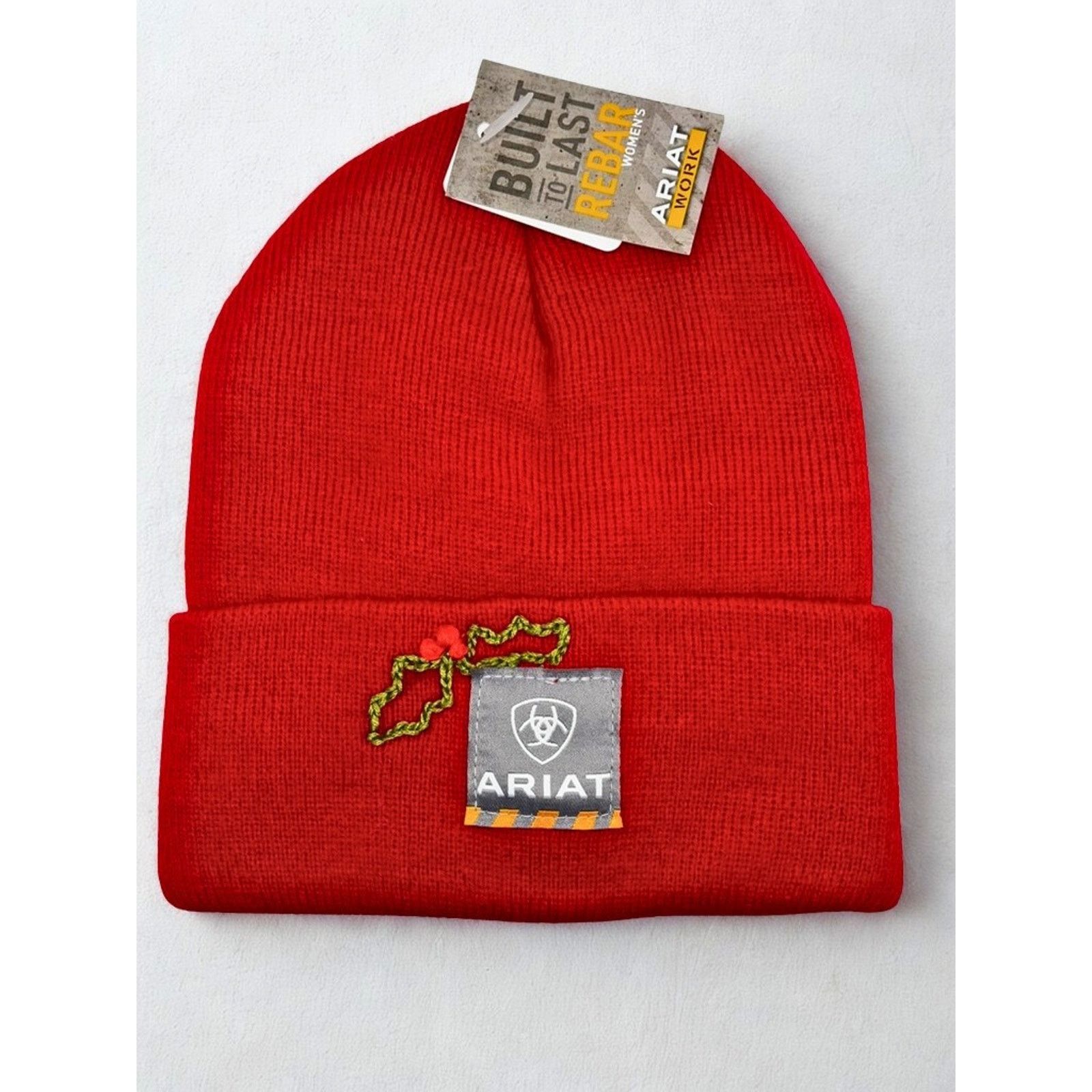 Ariat Ariat Rebar Christmas Embroidered Women’s Beanie NWT Size ONE SIZE - 2 Thumbnail